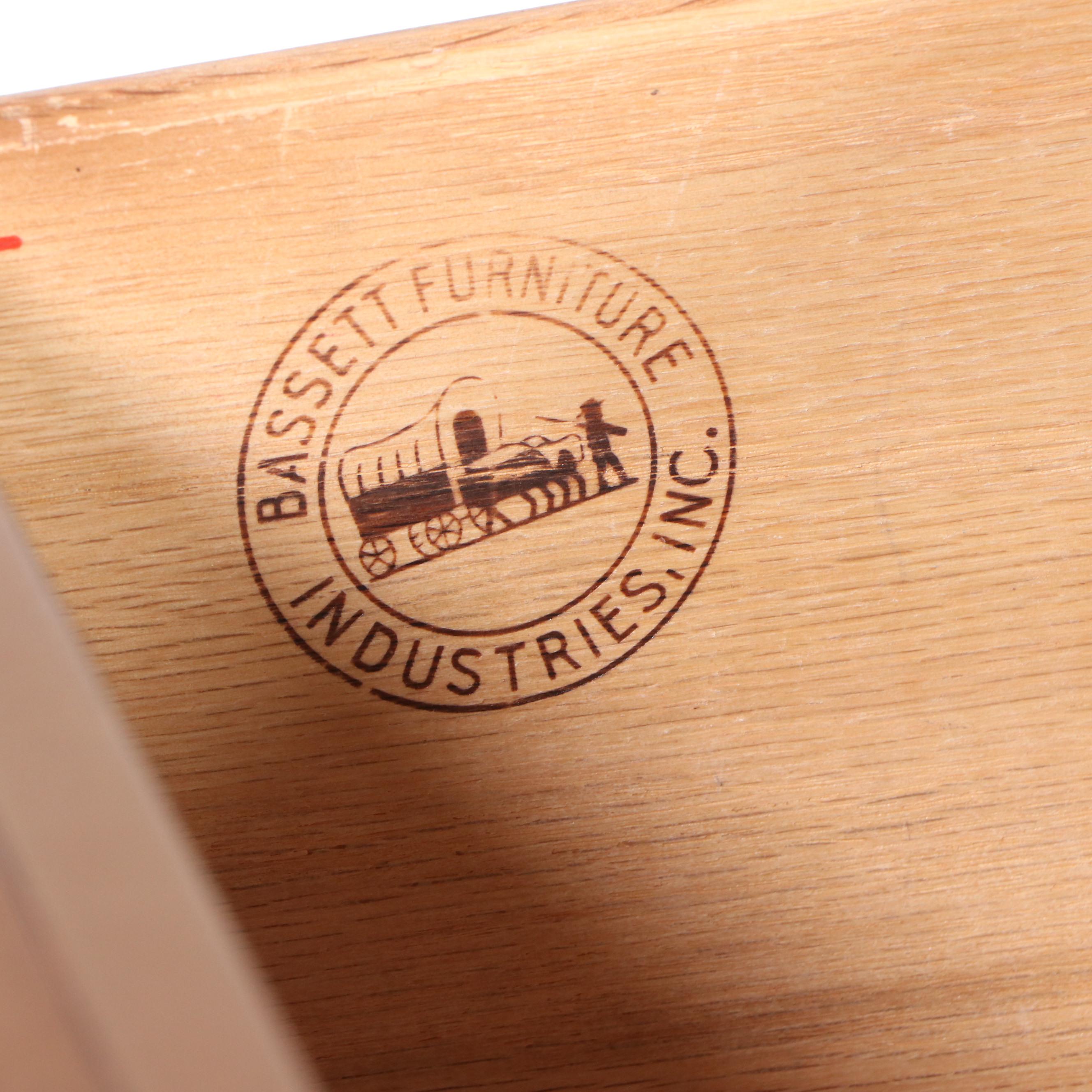 Pair of Bassett "Penthouse Pecan" Chests of Drawers