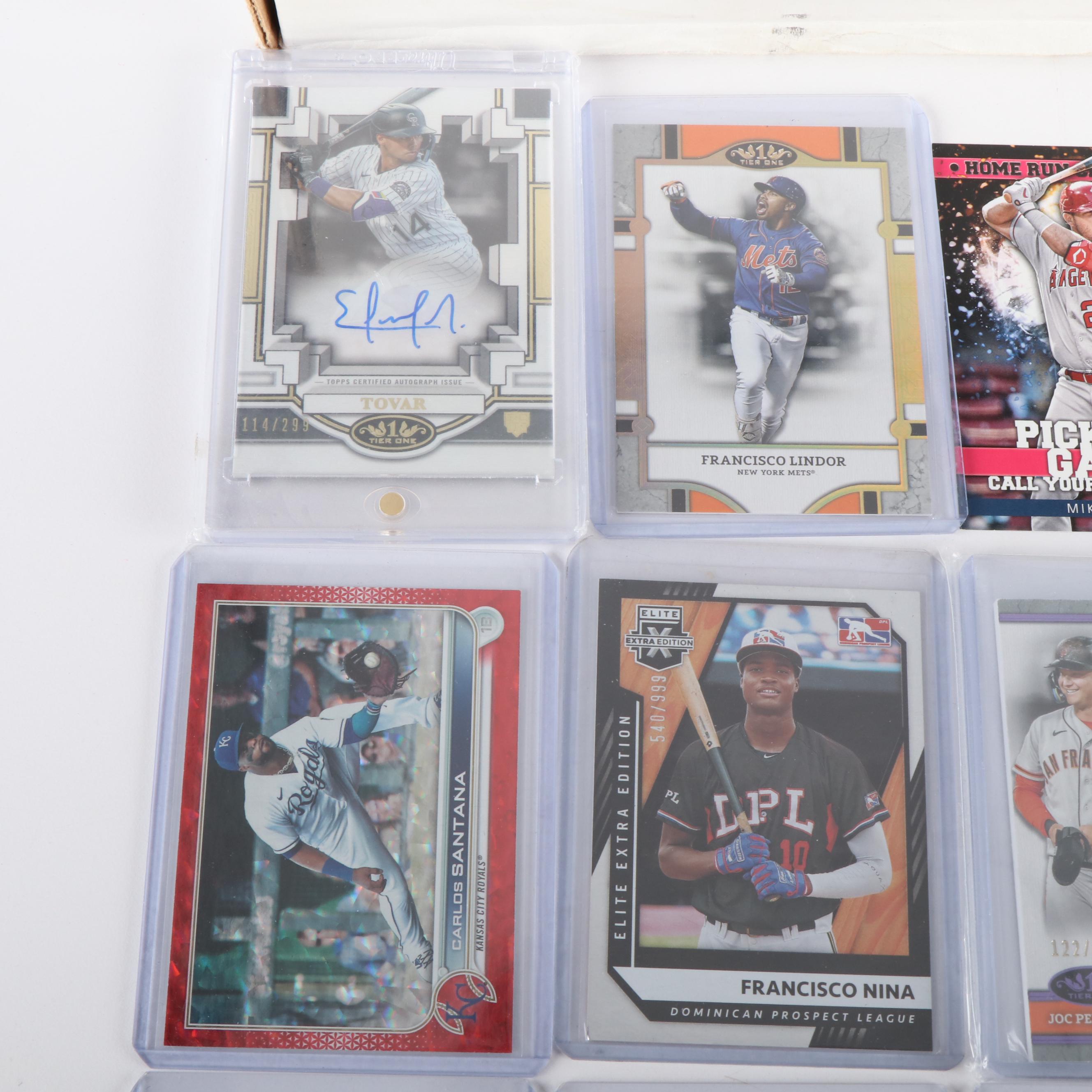 Bowman Chrome with Other Sports Cards Featuring  Aaron Judge, Mike Trout, & More