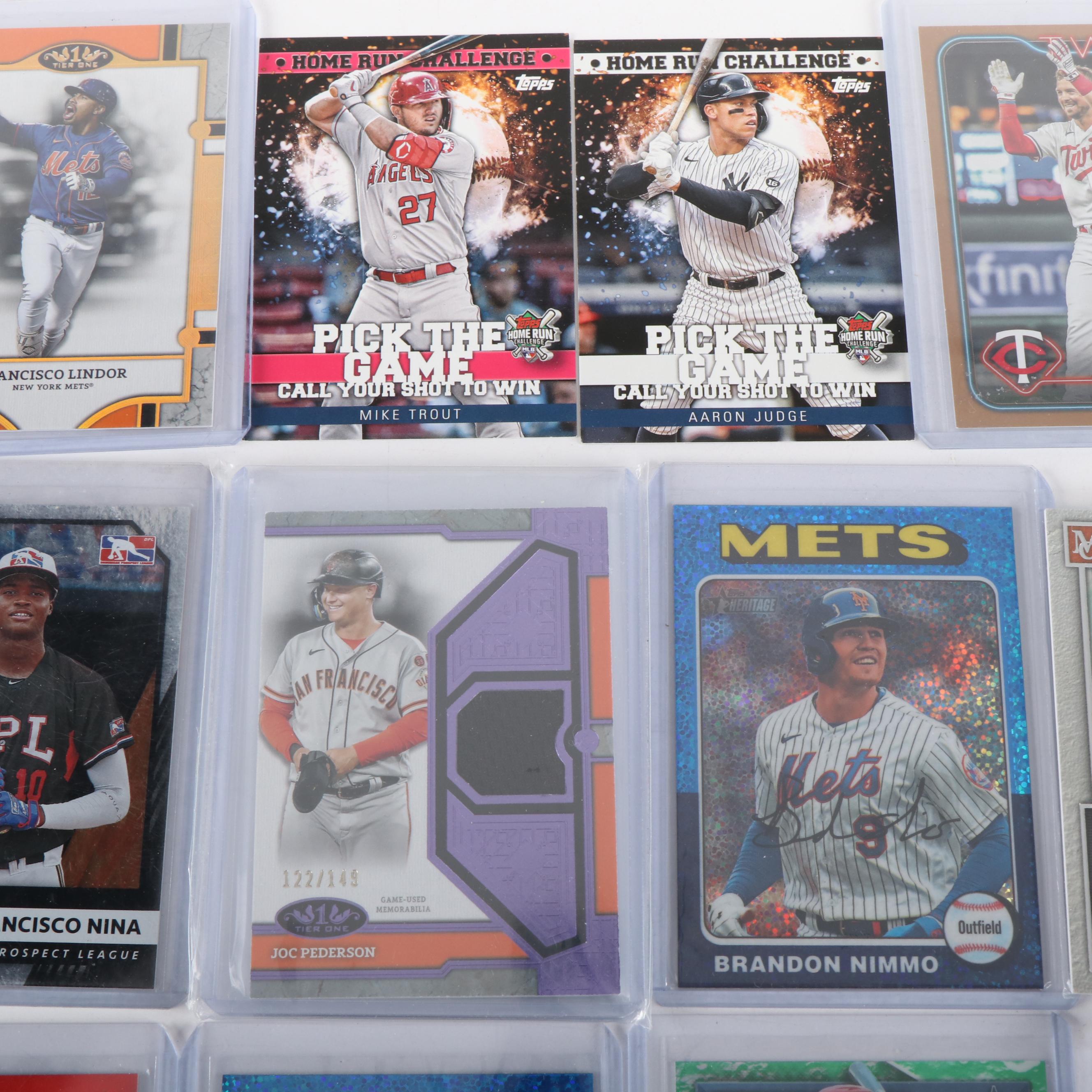 Bowman Chrome with Other Sports Cards Featuring  Aaron Judge, Mike Trout, & More