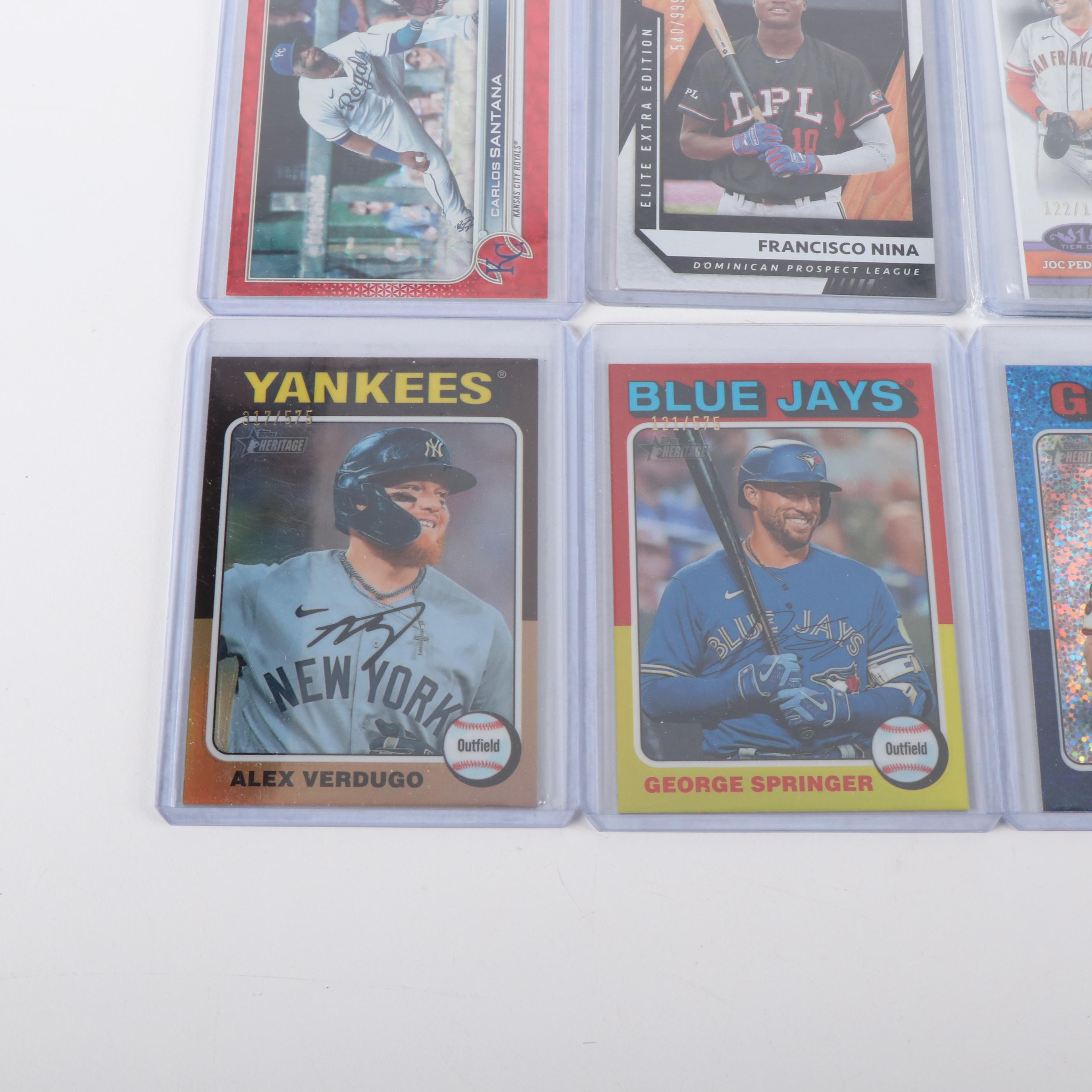 Bowman Chrome with Other Sports Cards Featuring  Aaron Judge, Mike Trout, & More