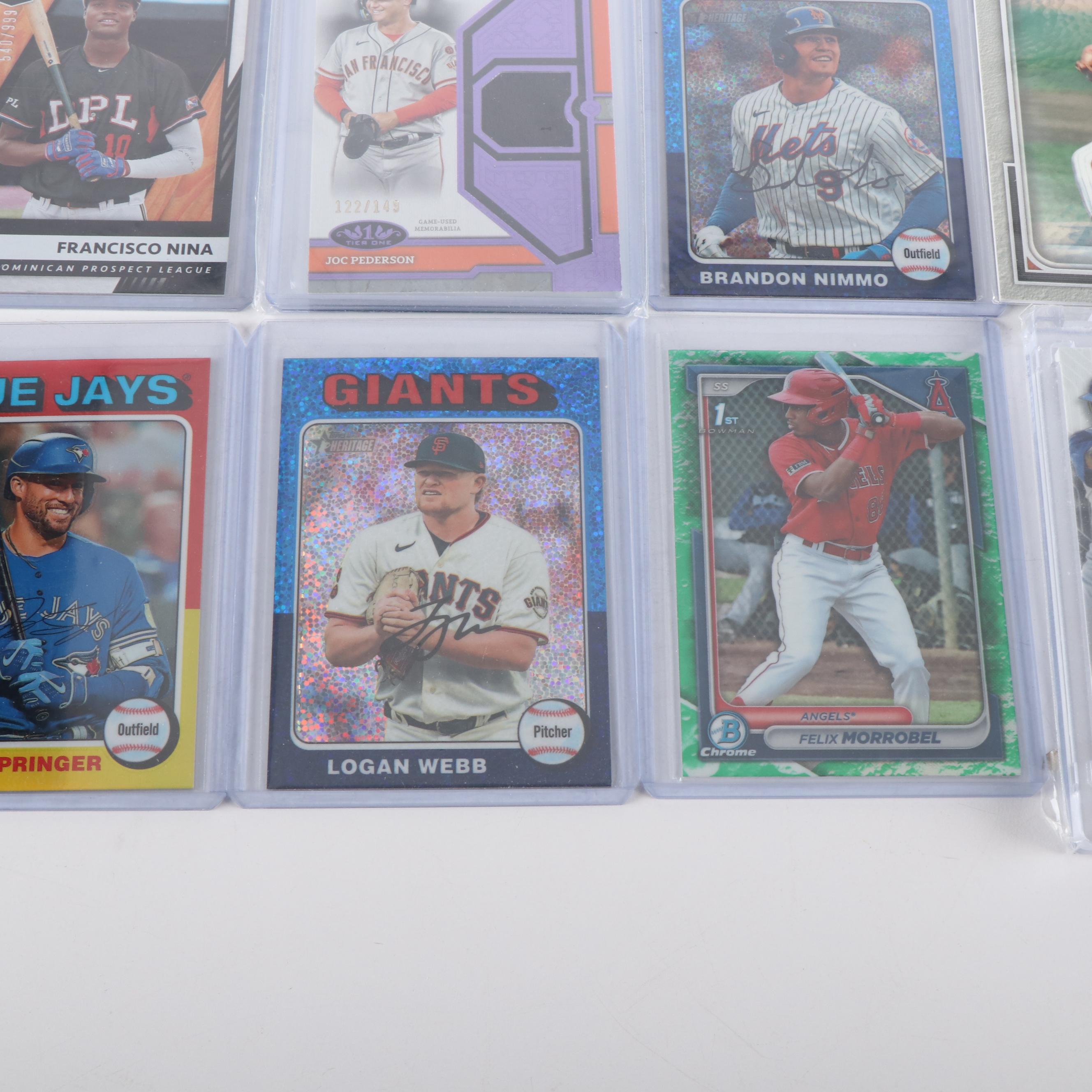 Bowman Chrome with Other Sports Cards Featuring  Aaron Judge, Mike Trout, & More