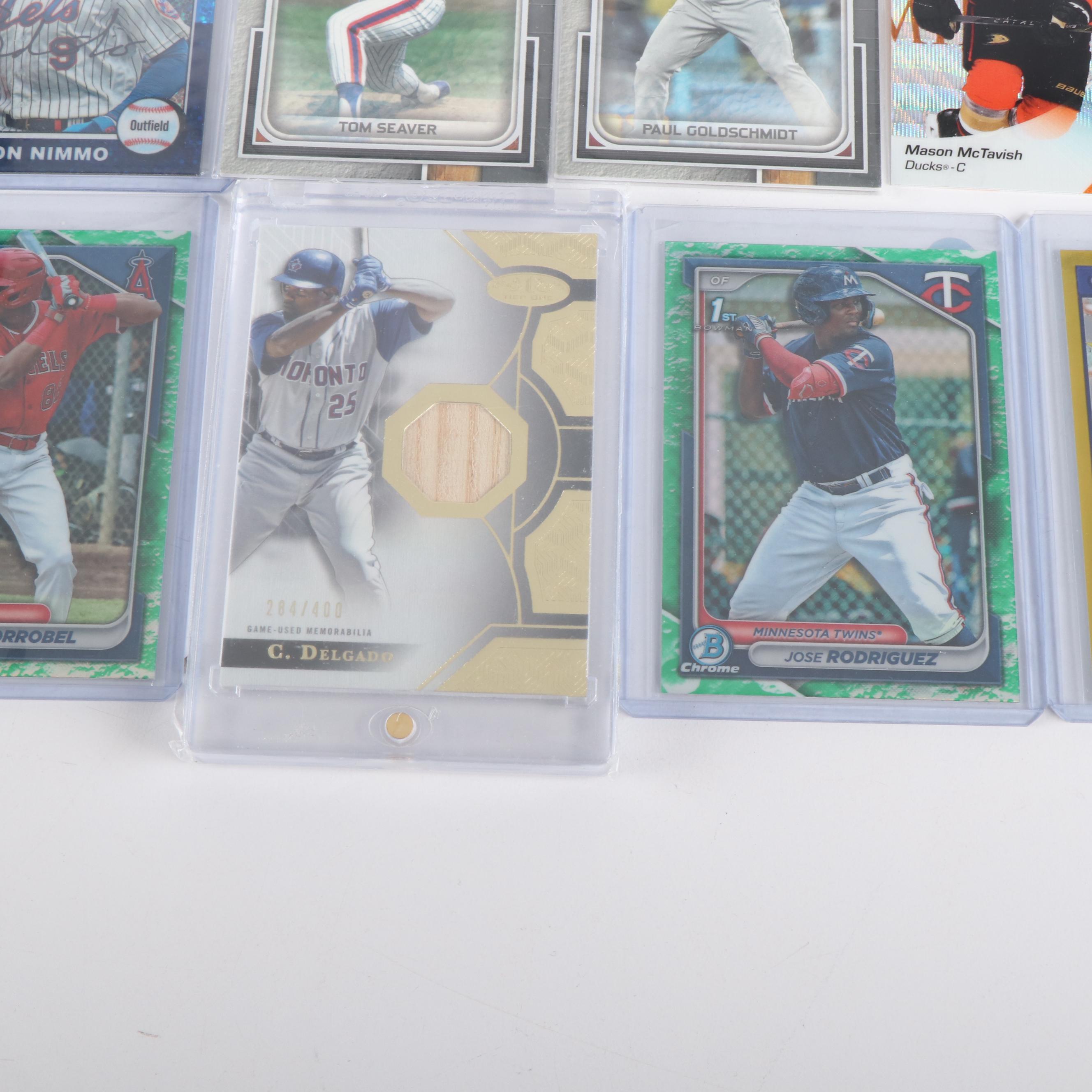 Bowman Chrome with Other Sports Cards Featuring  Aaron Judge, Mike Trout, & More