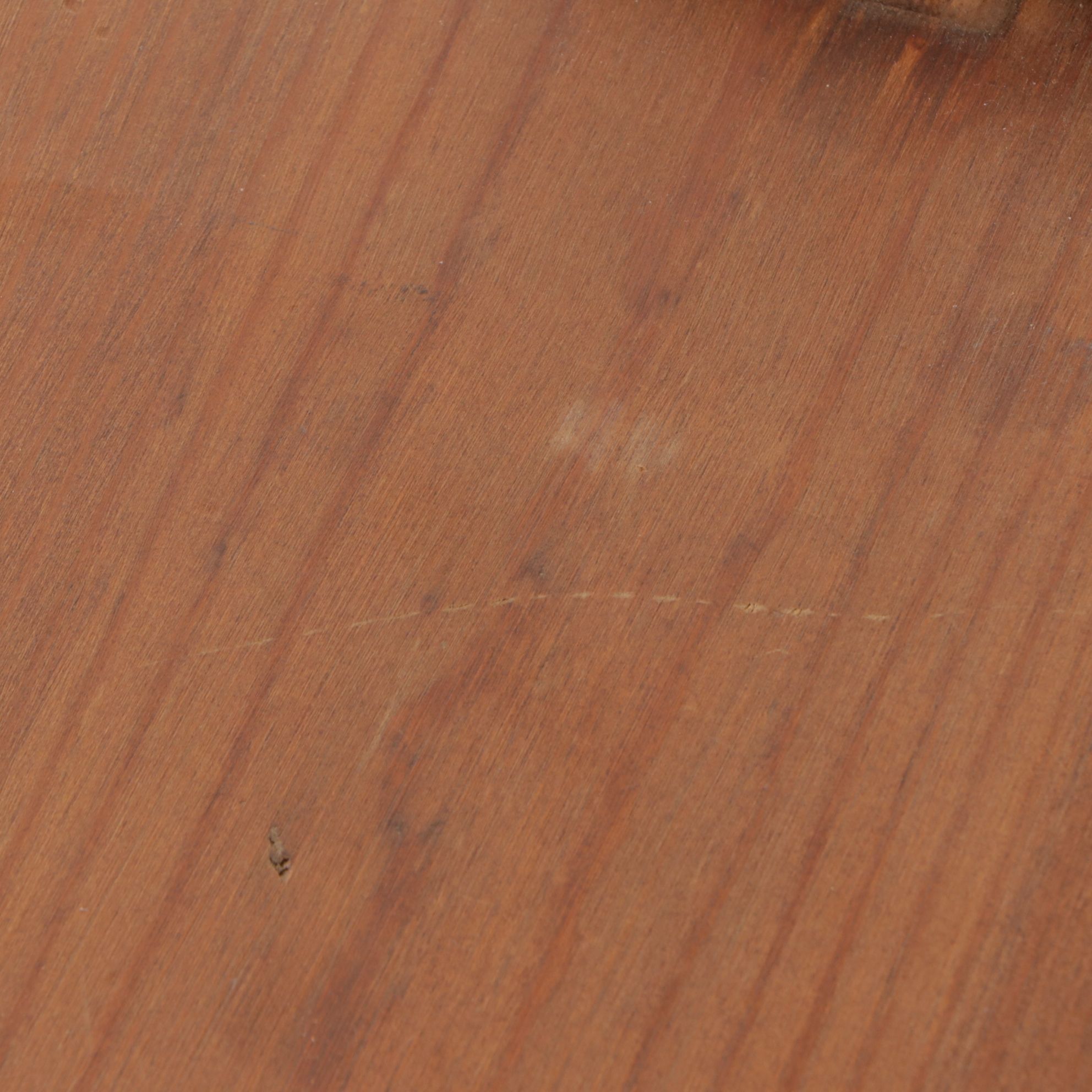 American Primitive Signed Bench-Made Pine Magazine Rack, Late 20th Century