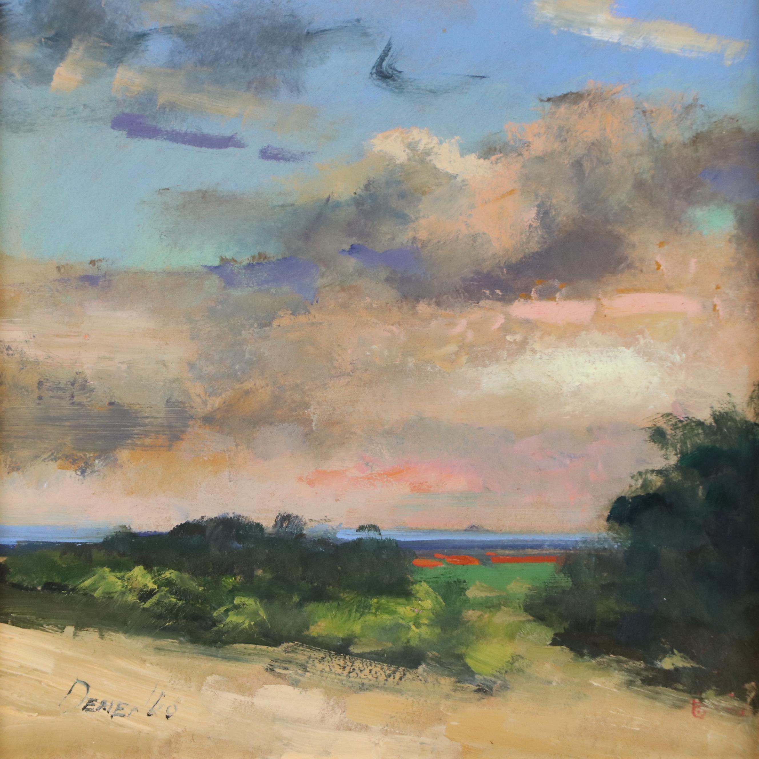 Natalia Demenko Sunset Landscape Oil Painting, 21st Century