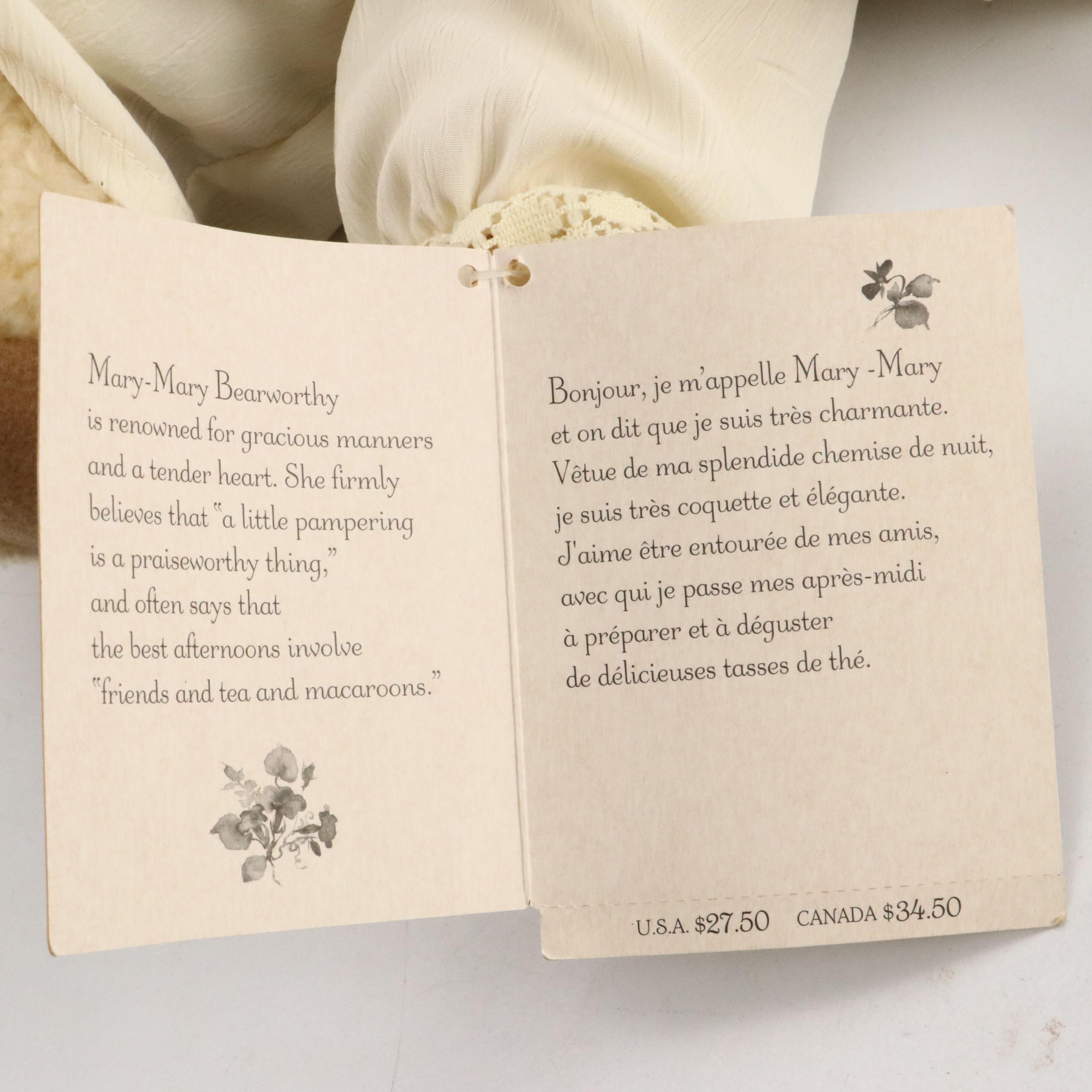 Hallmark Mary Hamilton's "Mary-Mary Bearworthy, " & "Hamilton Bearingham," More