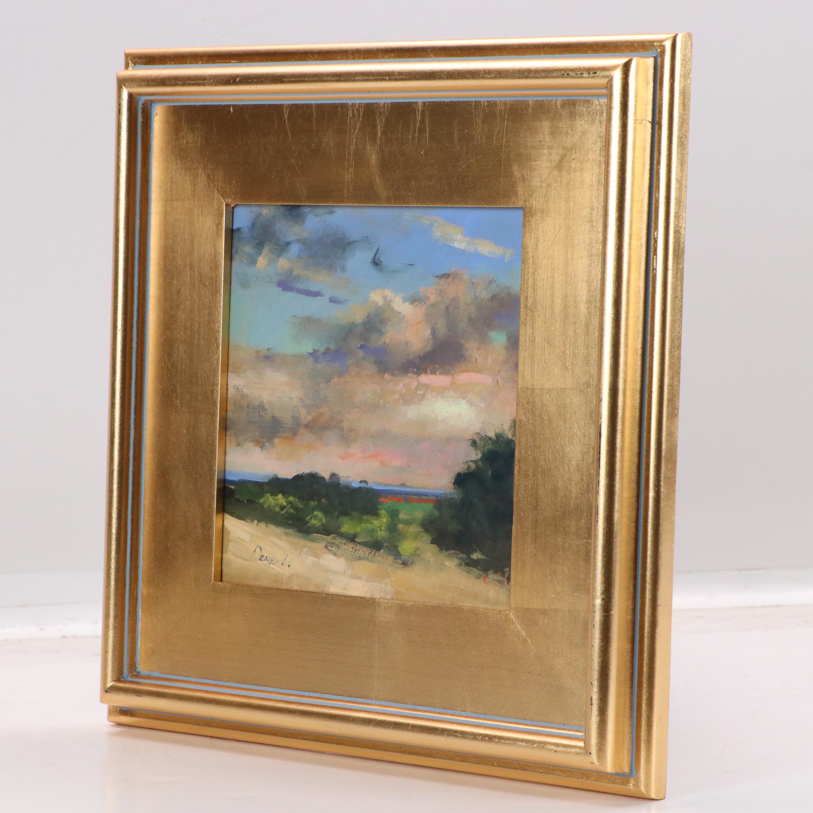 Natalia Demenko Sunset Landscape Oil Painting, 21st Century