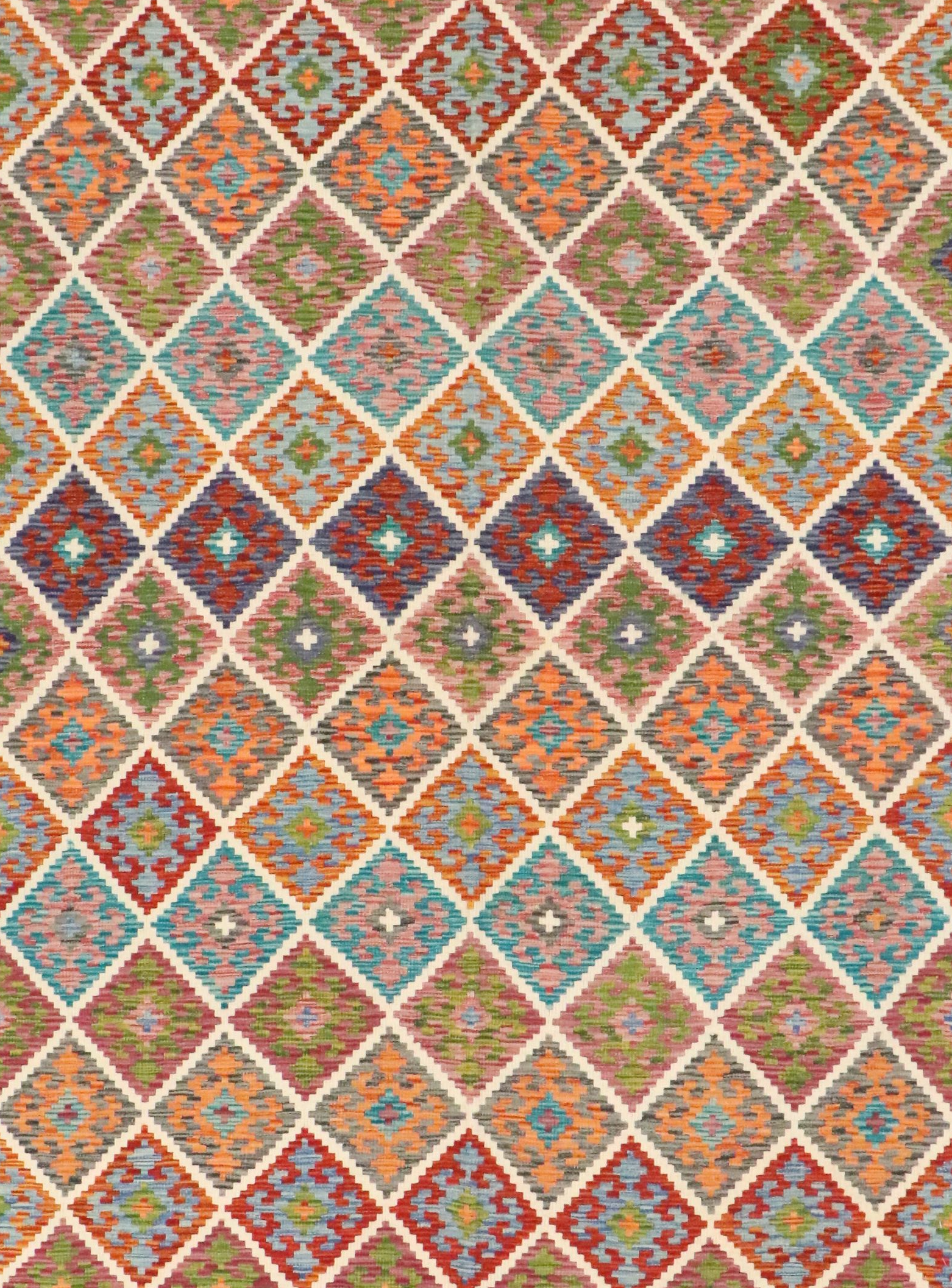 5'8 x 8'9 Handwoven Pakistani Kilim Area Rug