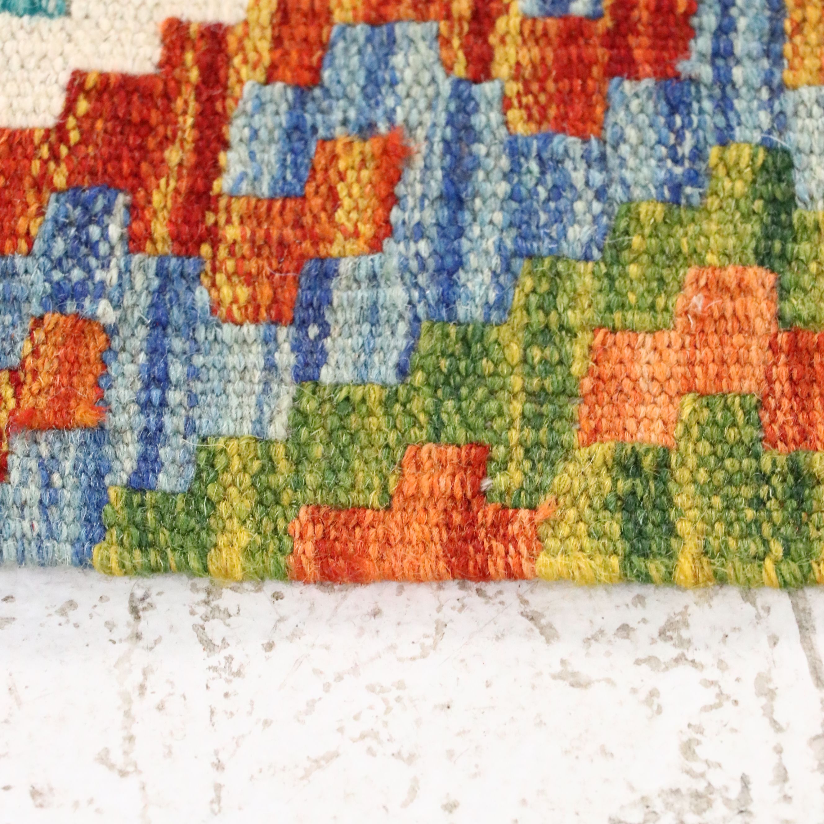 5'8 x 8'9 Handwoven Pakistani Kilim Area Rug