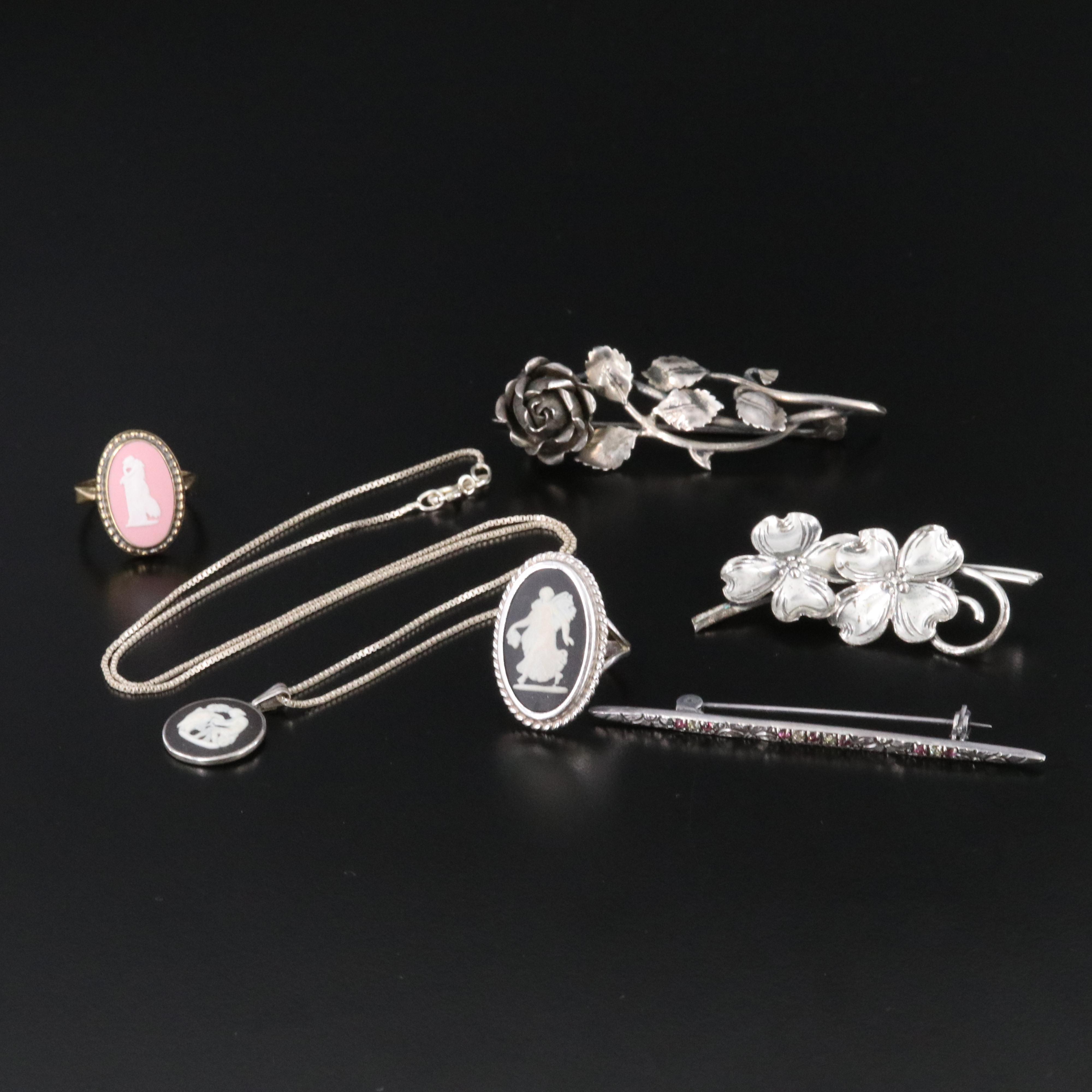 Wedgwood Jasperware and Sterling Featured in Jewelry Selection