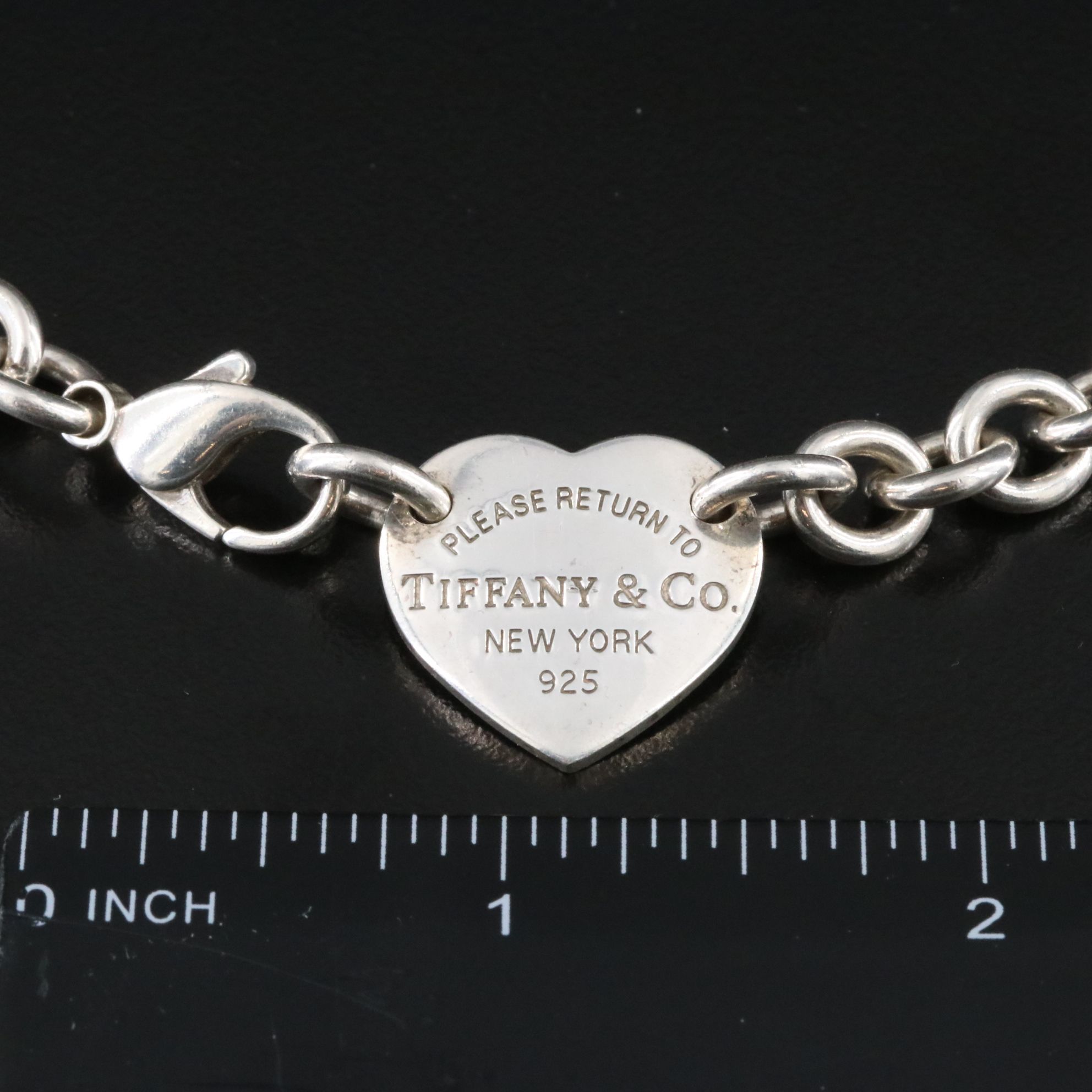 Tiffany & Co. Return to Tiffany Sterling Heart Necklace