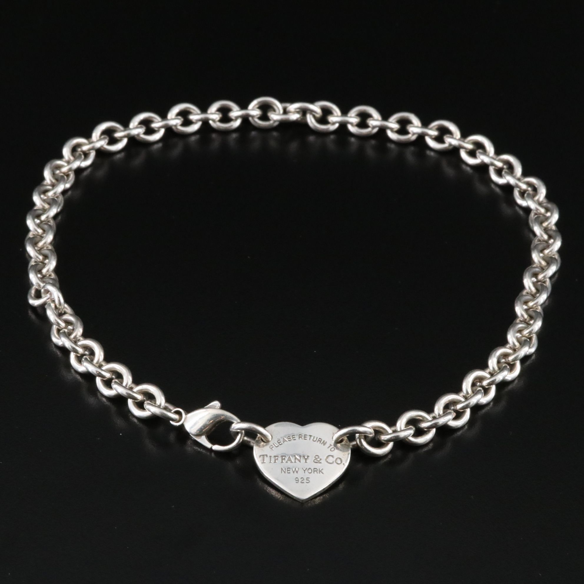 Tiffany & Co. Return to Tiffany Sterling Heart Necklace