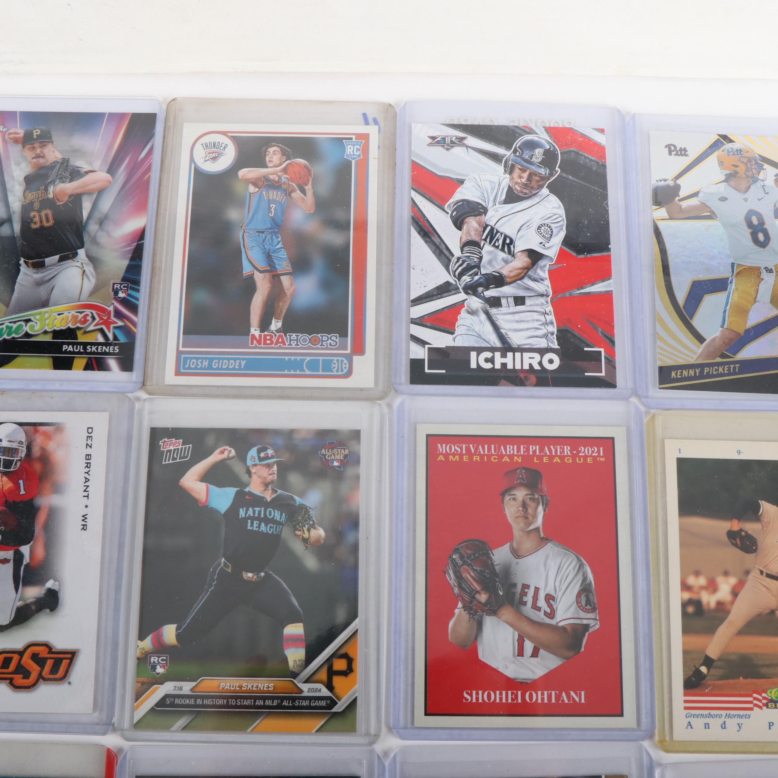 Topps with Other Sports Cards Featuring Kobe Bryant, Shohei Ohtani, and More