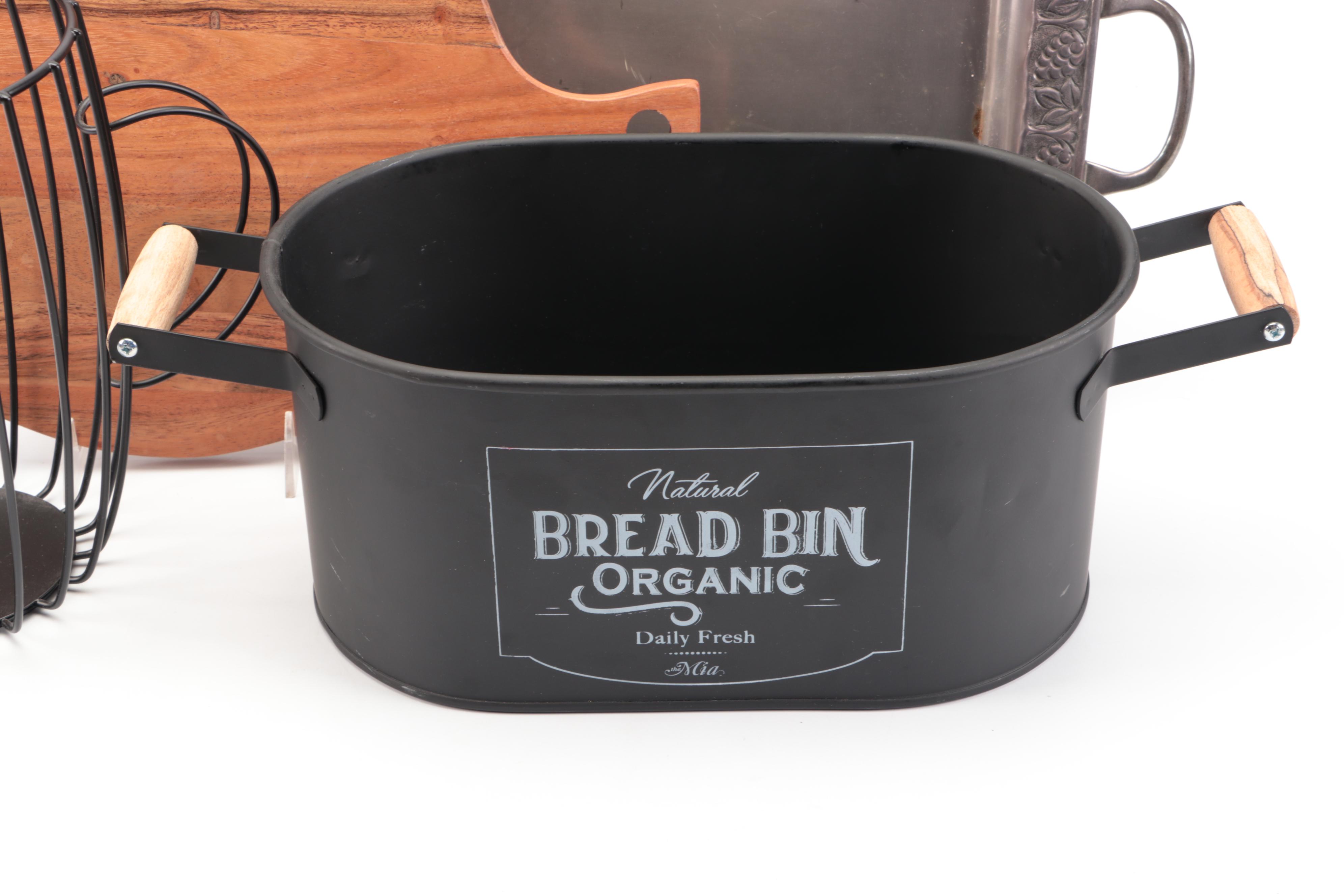 Pottery Barn "Vintage Vine" Tray with Other Farmhouse Themed Decor