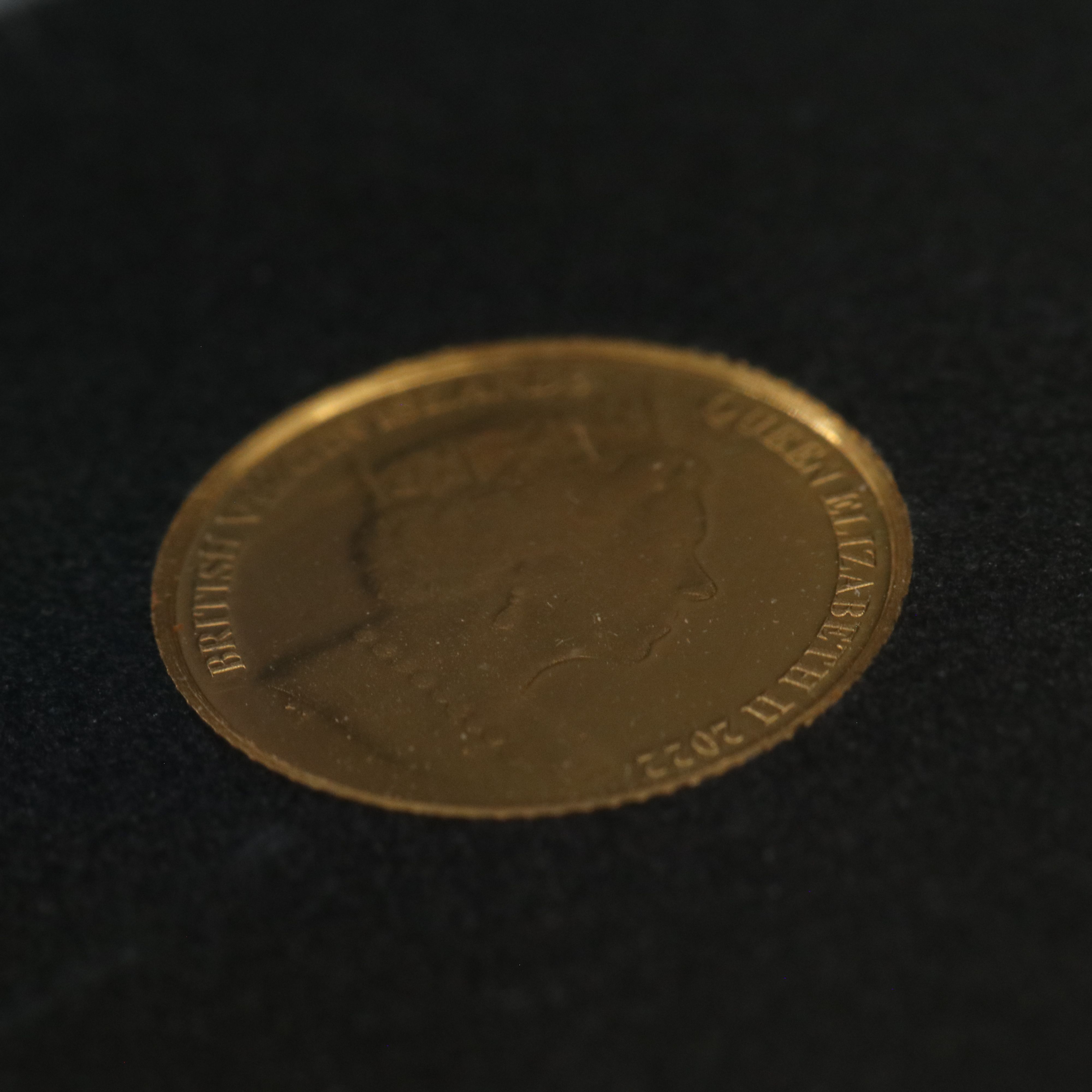 2022 British Virgin Islands $4 Half Gram Gold Proof Coin