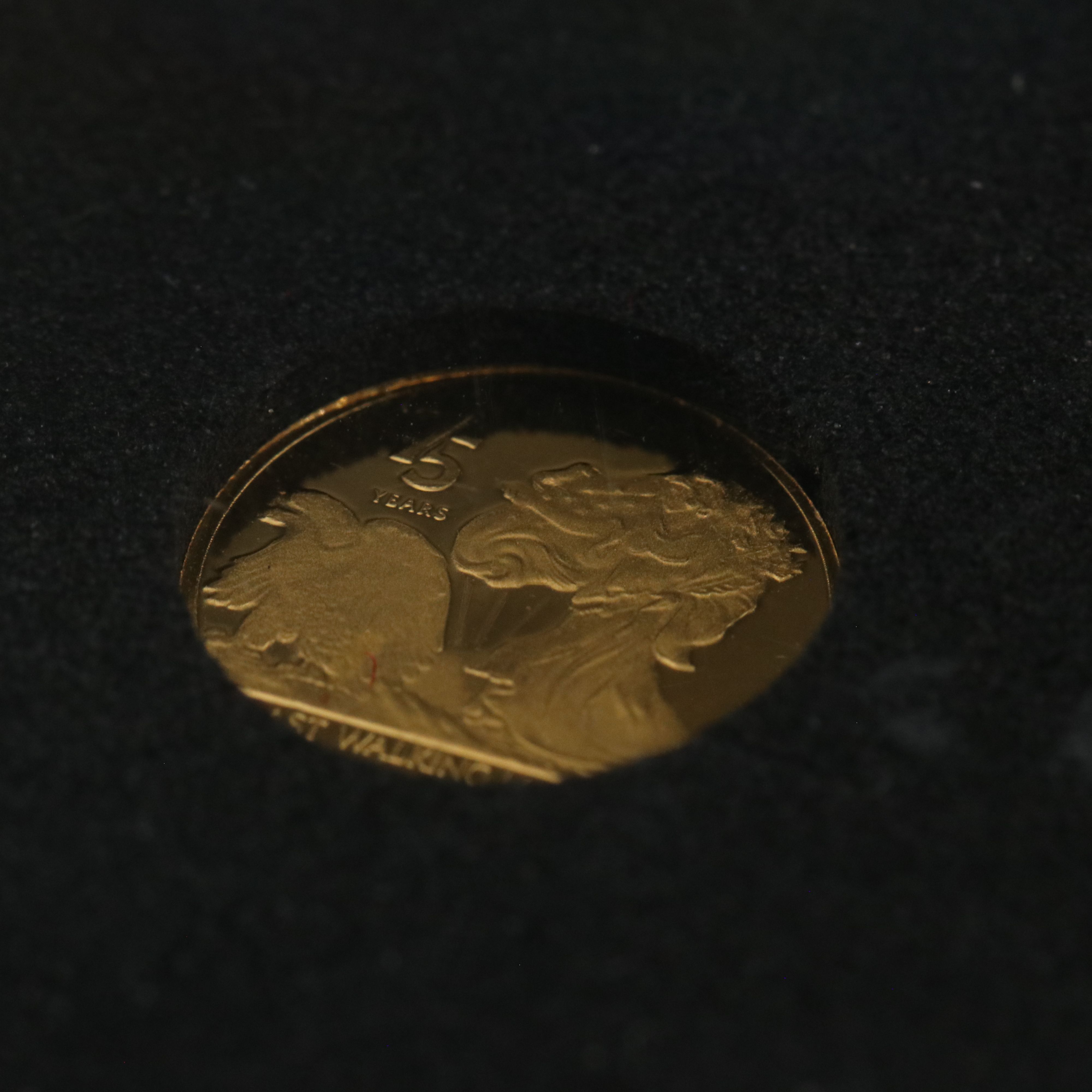 2022 British Virgin Islands $4 Half Gram Gold Proof Coin