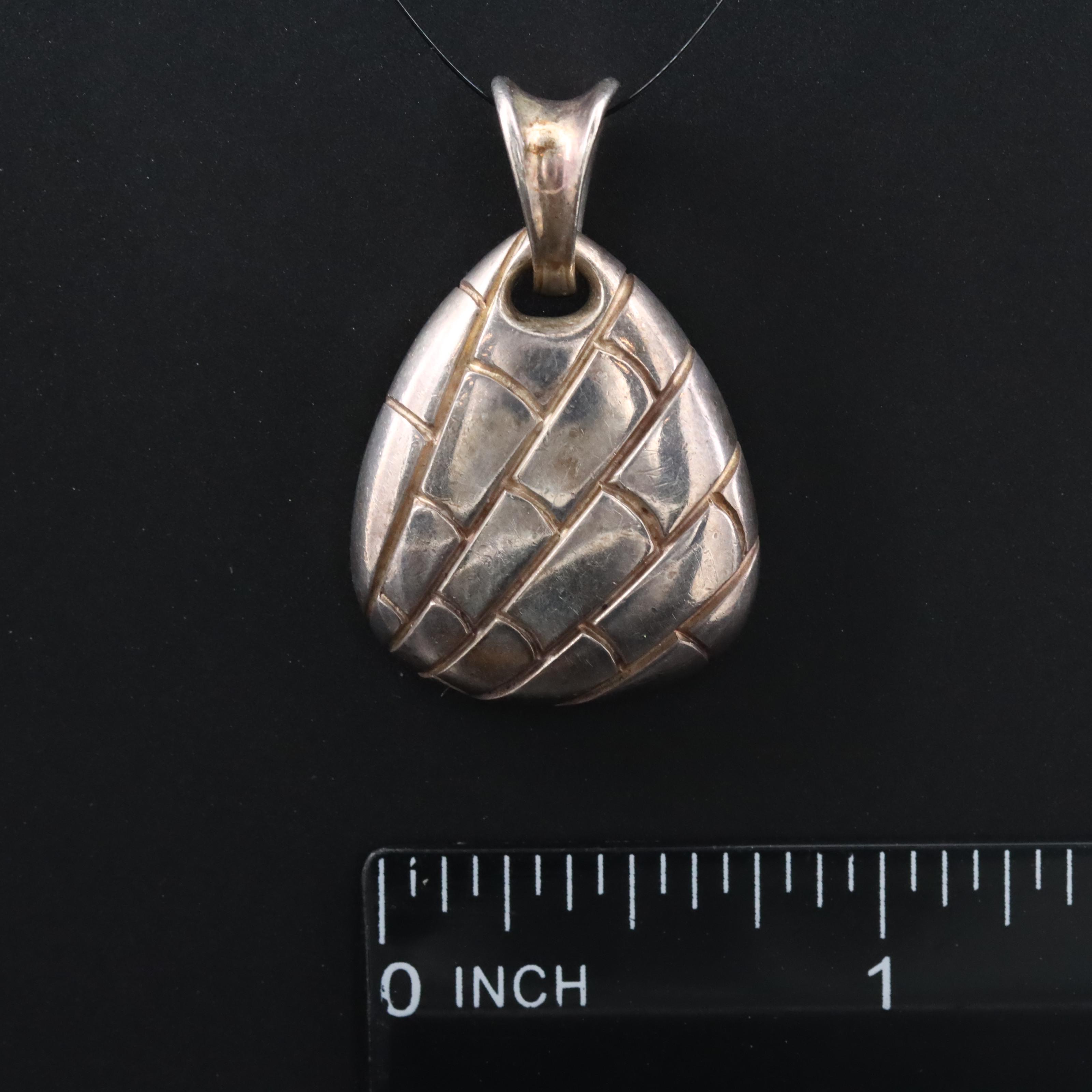 Tiffany & Co. Sterling Crocodile Pendant Vintage