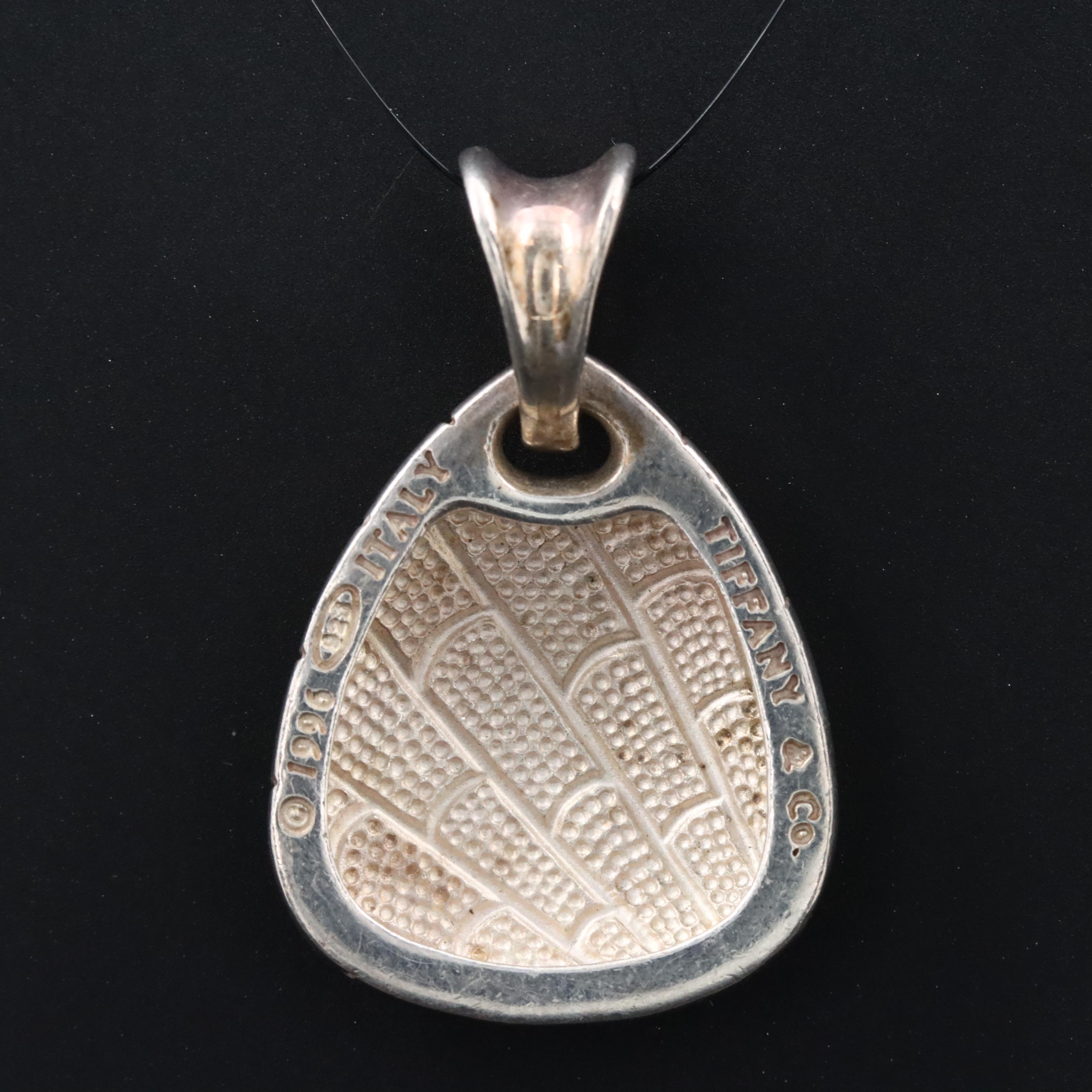 Tiffany & Co. Sterling Crocodile Pendant Vintage