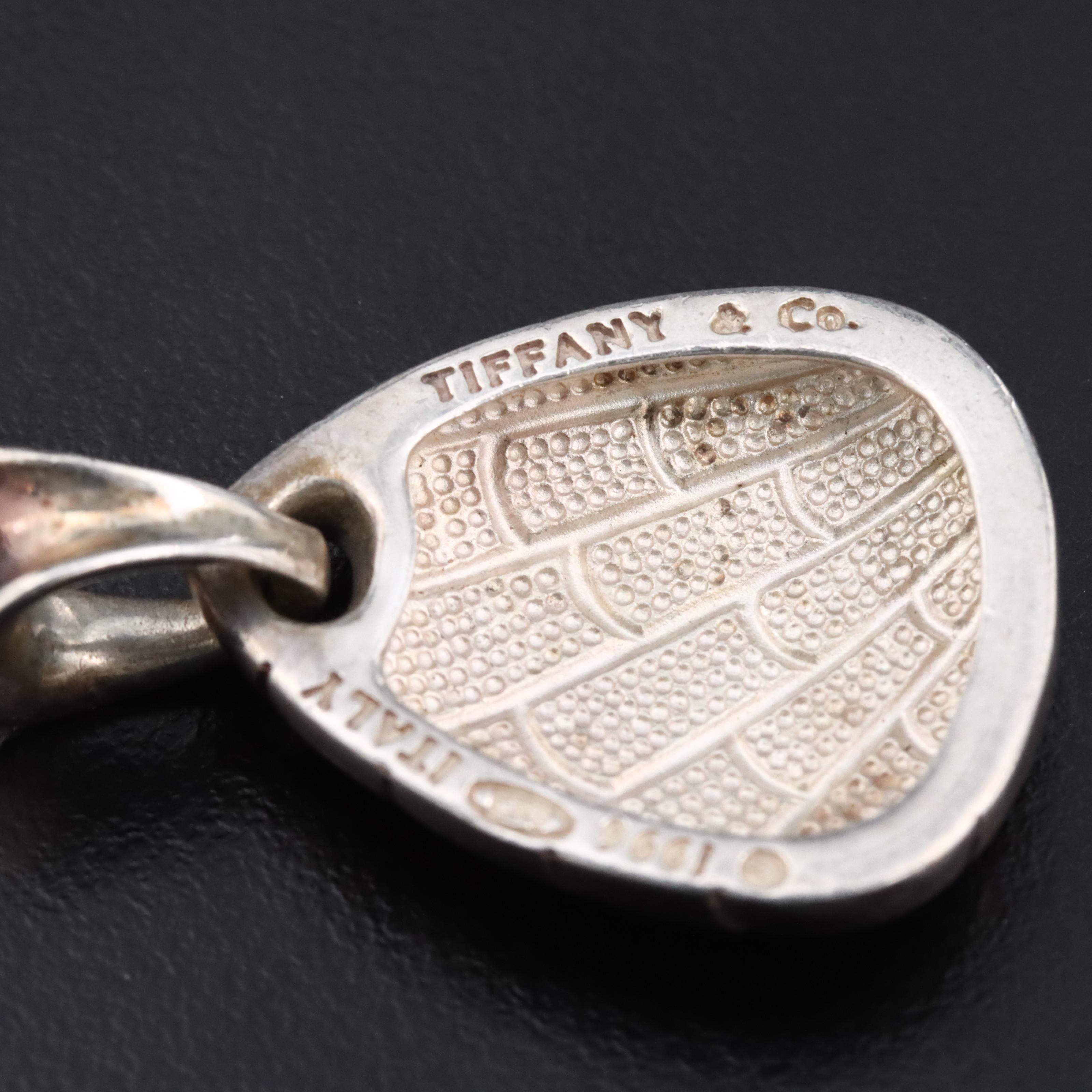 Tiffany & Co. Sterling Crocodile Pendant Vintage