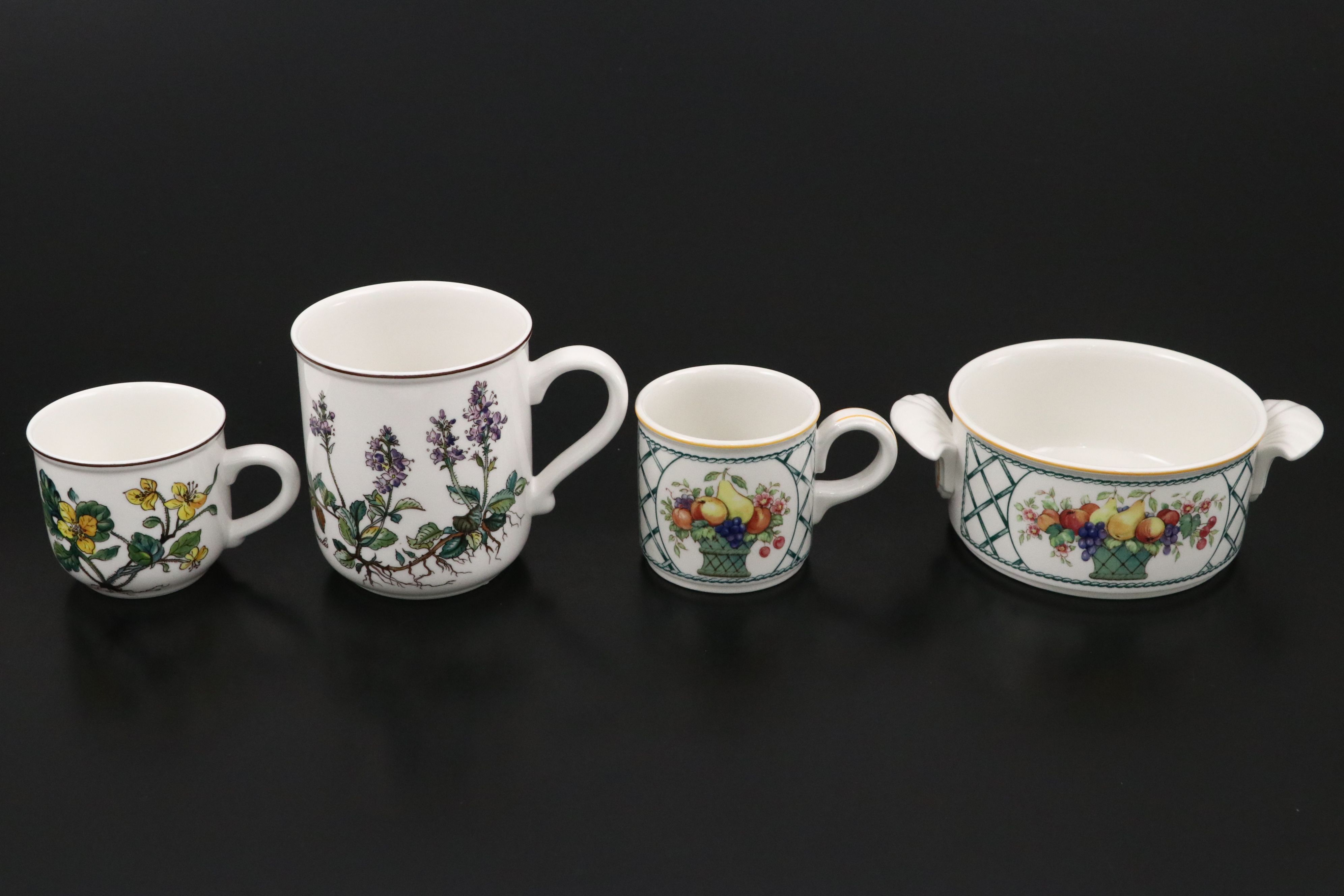 Vintage Villeroy & Boch "Botanica" and "Basket" Porcelain Tableware