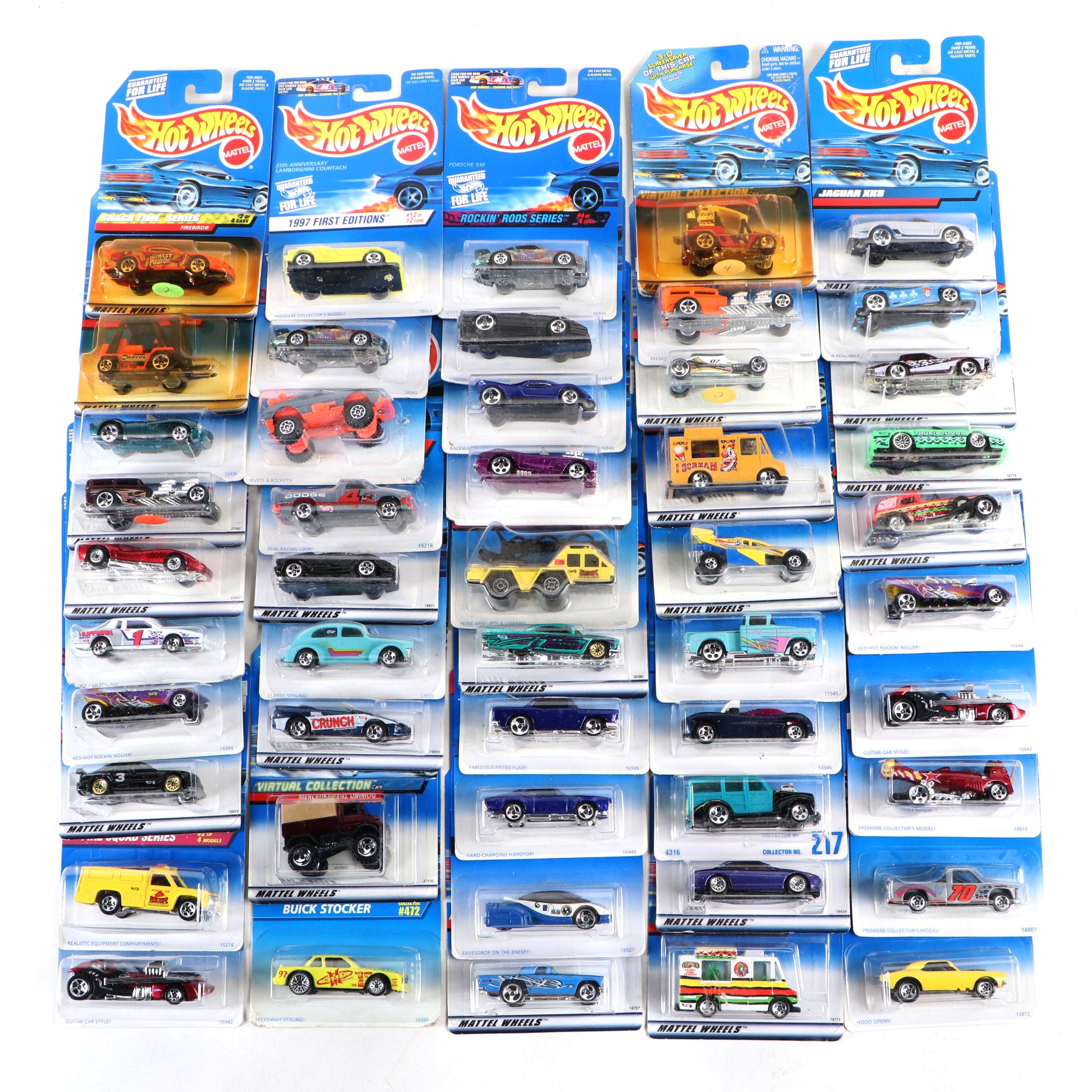 Hot Wheels "Firebird," "Flame Stopper," "Porsche 300" and More Toy Cars