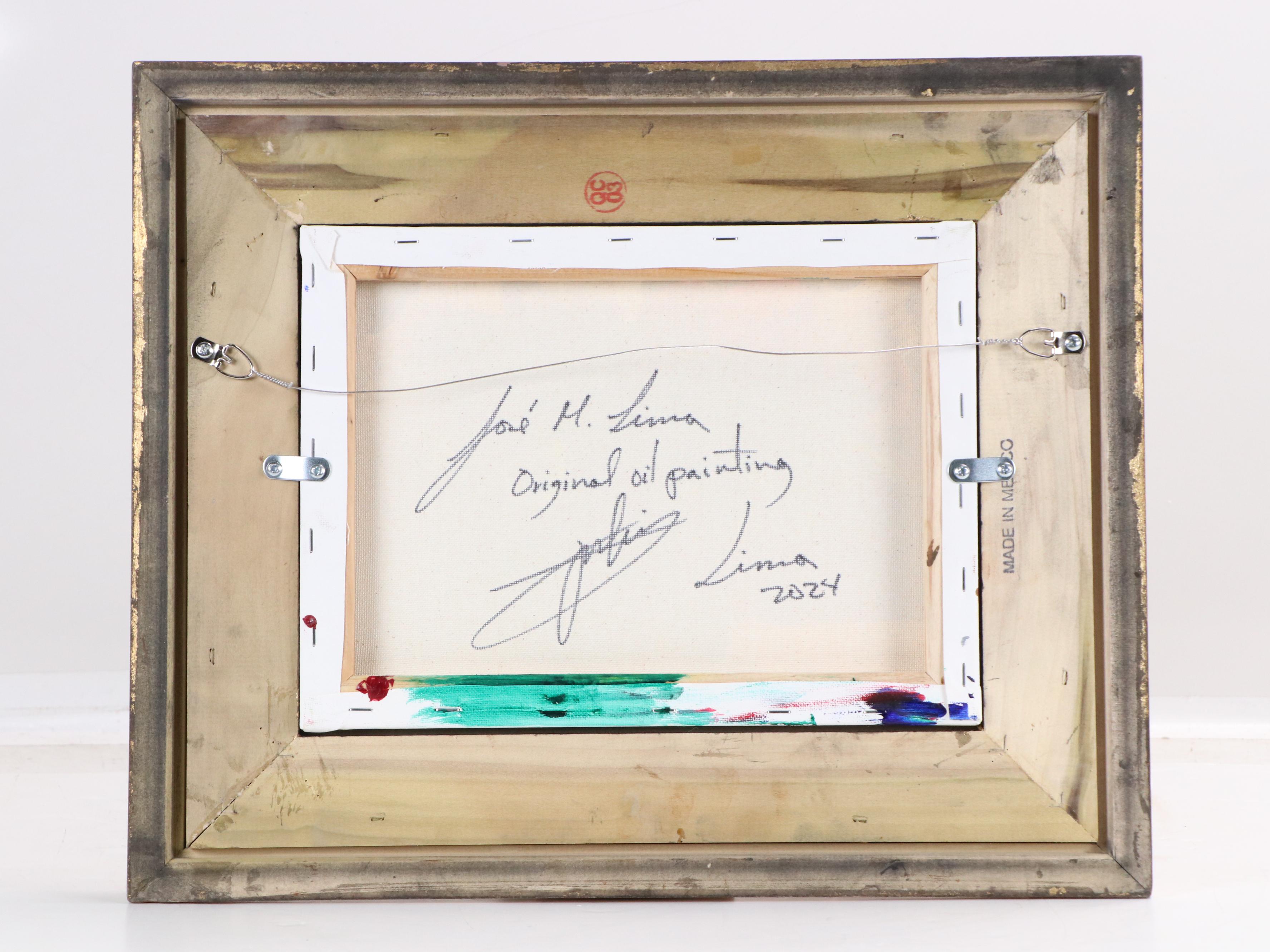 José M. Lima Floral Still Life Oil Painting, 2024