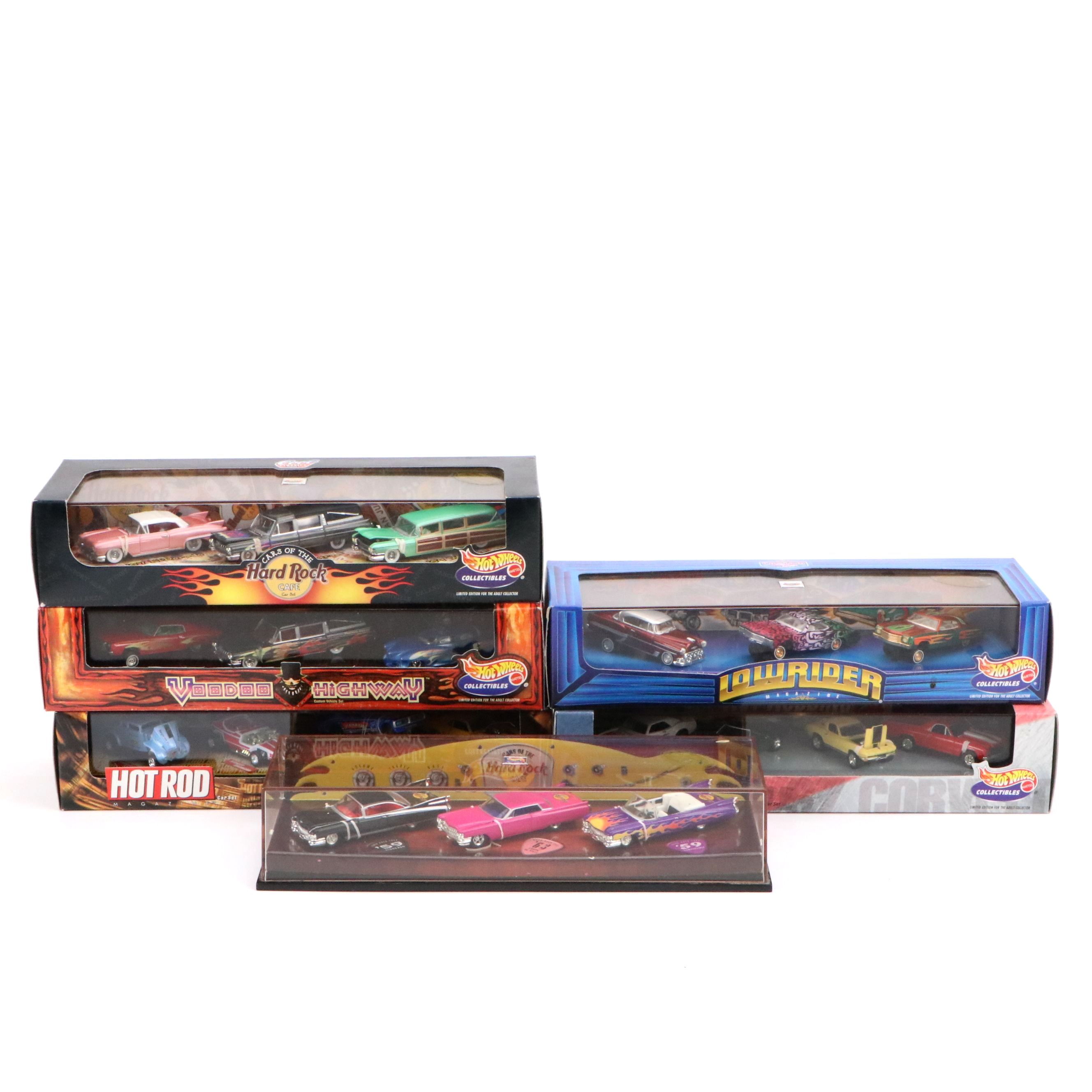 Hot Wheels "Voodoo Highway," "Hot Rod Magazine" and More Toy Car Sets