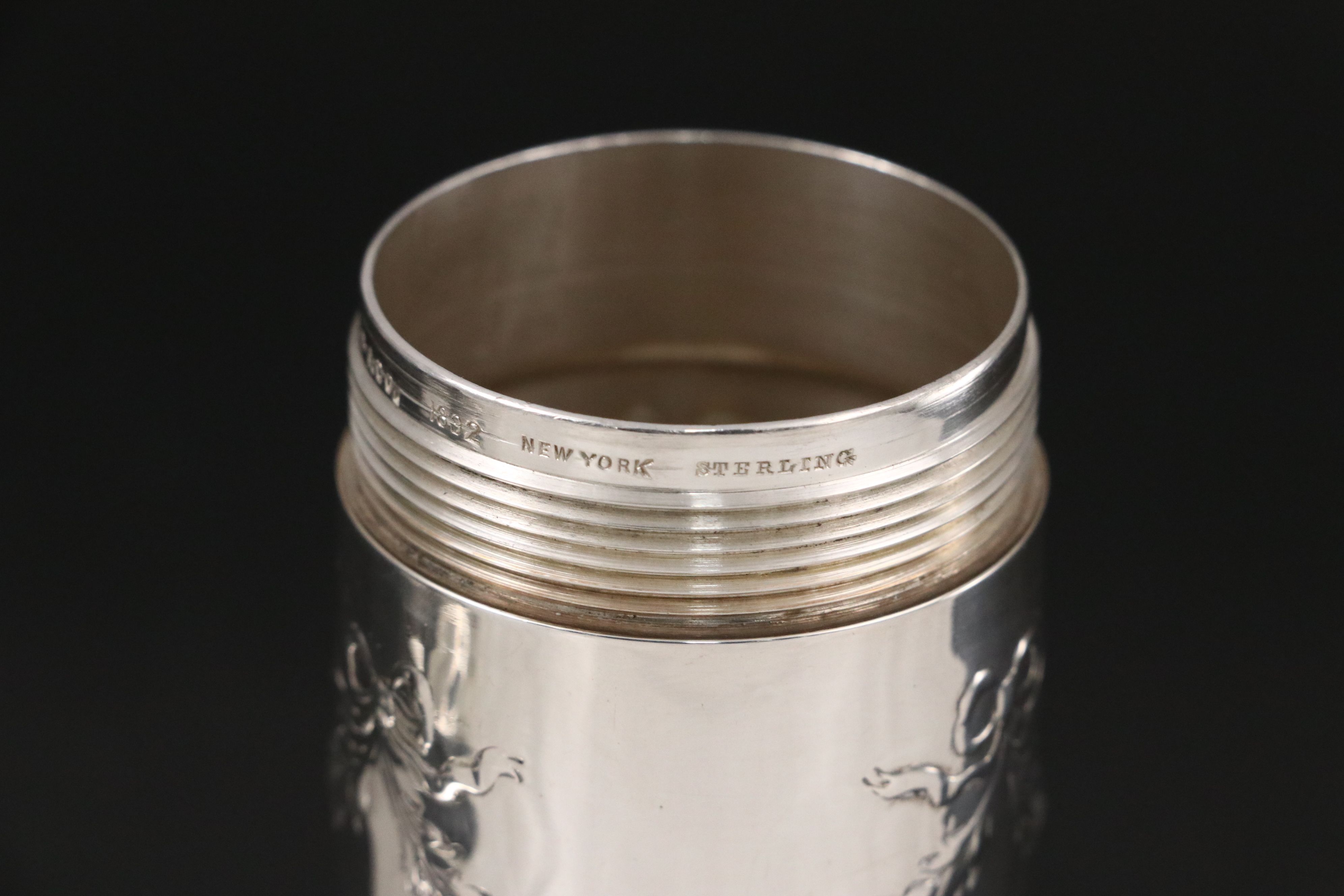 Howard & Co. Sterling Silver Repoussé Shaker Set