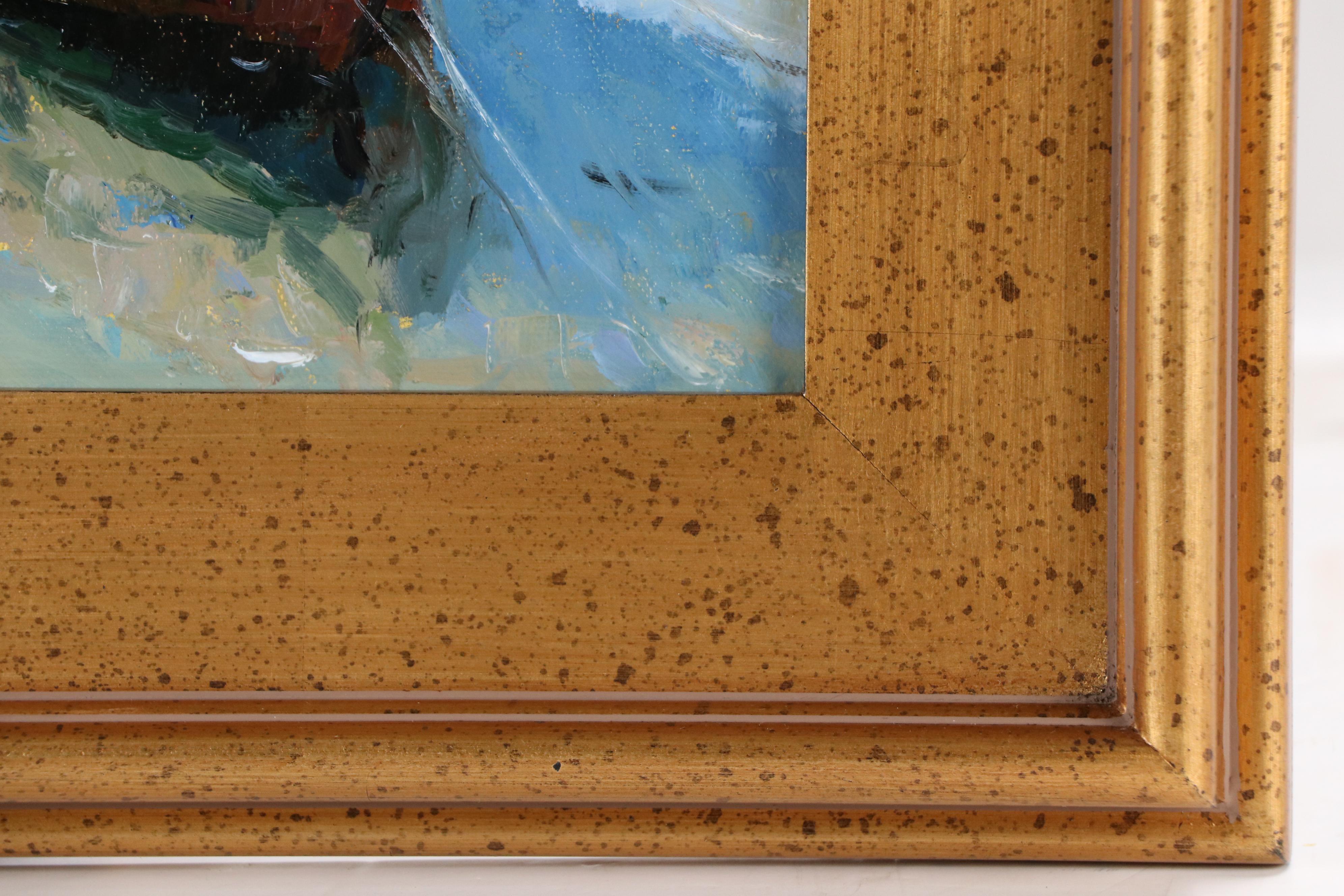 Marco Vazquez Oil Painting "Three Boats," 2025