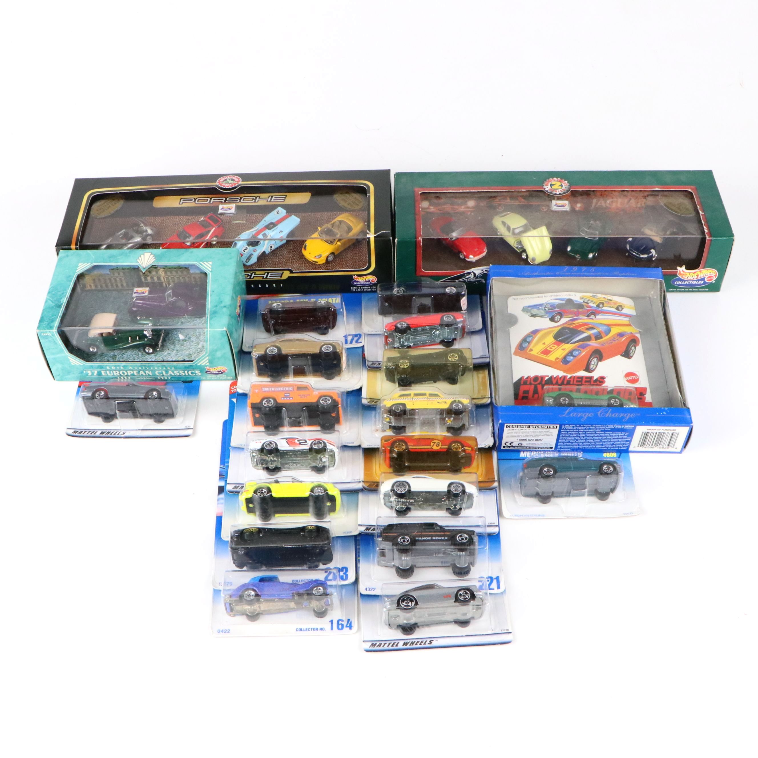 Hot Wheels "Mercedes 500 SL," "Jaguar XJ40" and More Toy Cars