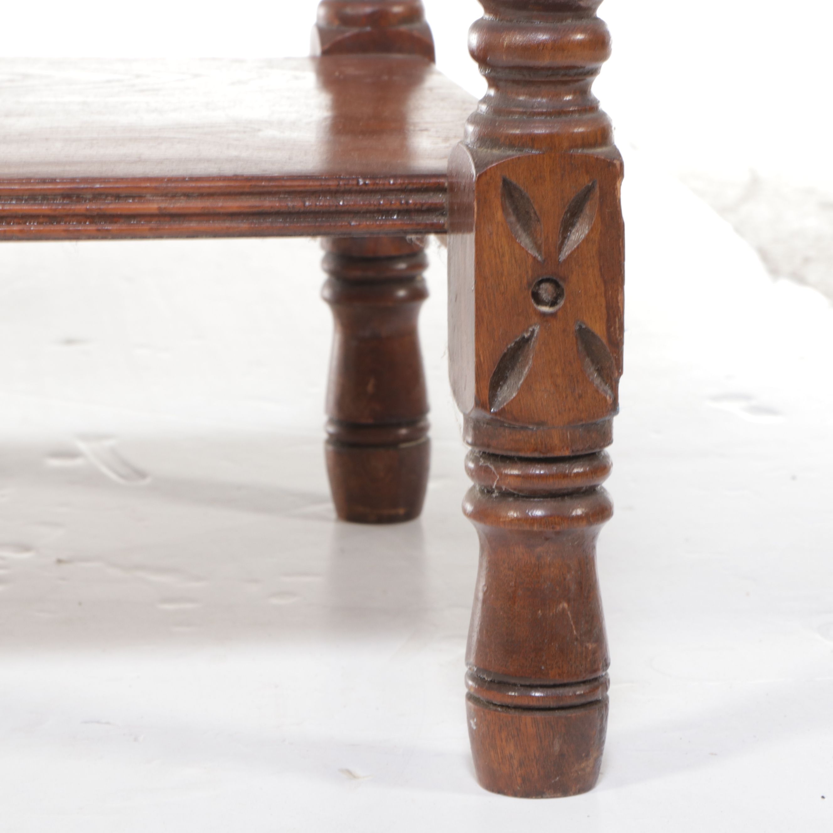 Late Victorian Wooden Single Drawer Side Table, Late 19th/ Early 20th Century