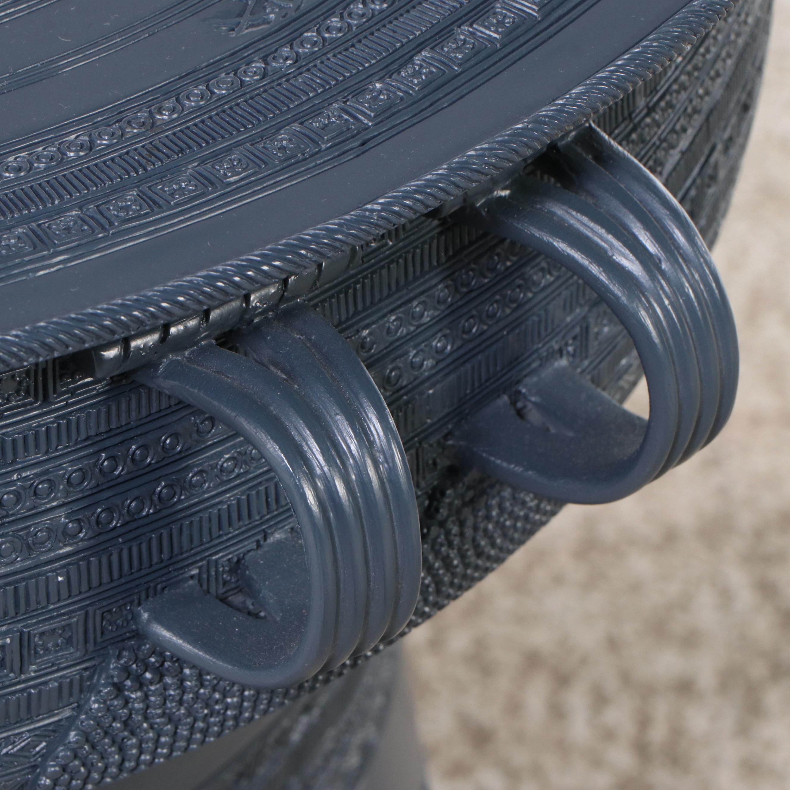 Thai Style Embossed Metal Rain Drum Table