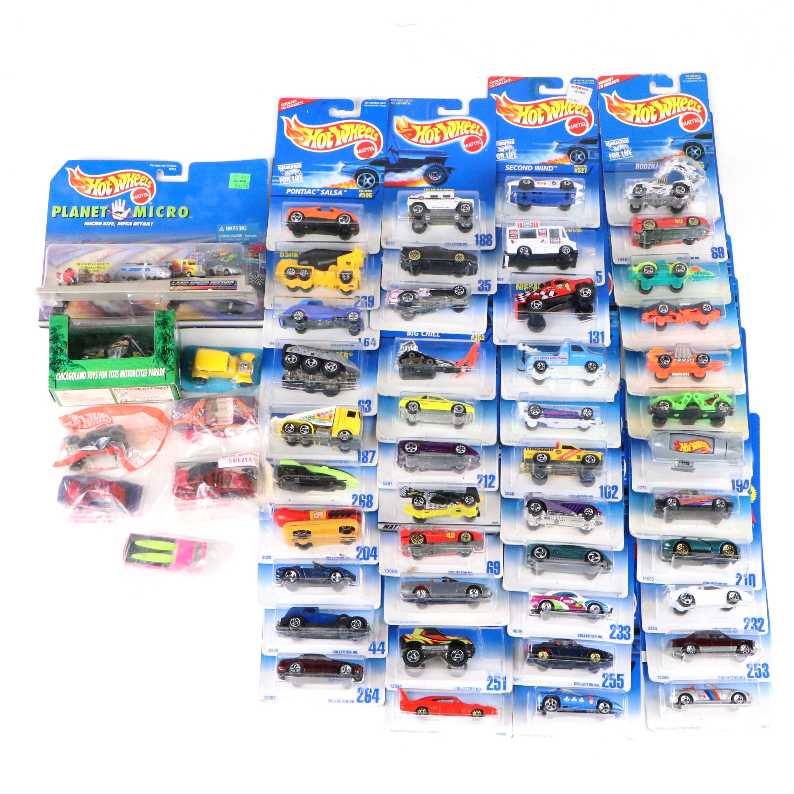 Hot Wheels "Toyota MR2 Rally," "Pontiac Salsa" and More Toy Cars