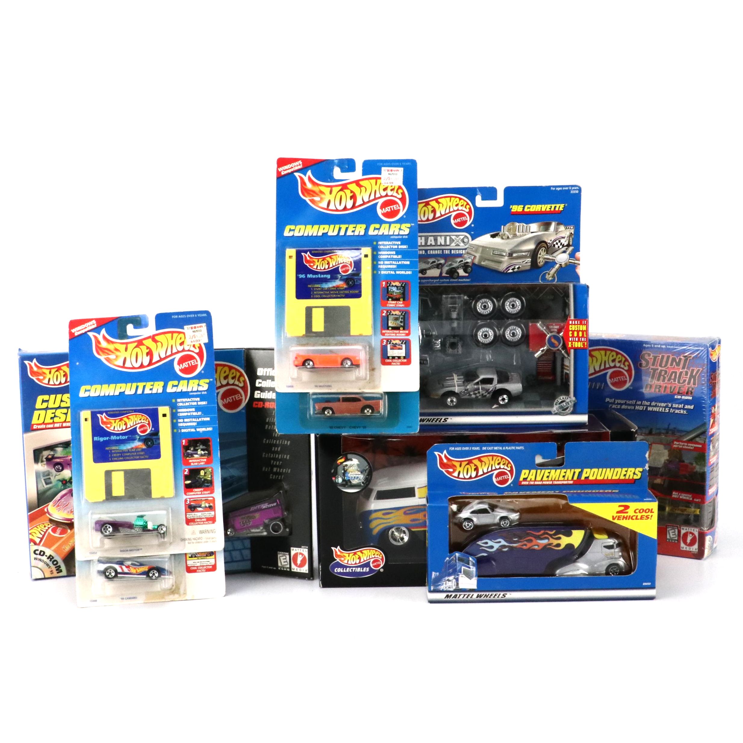 Hot Wheels "Customized VW Drag Bus" with Custom Car Designer and More