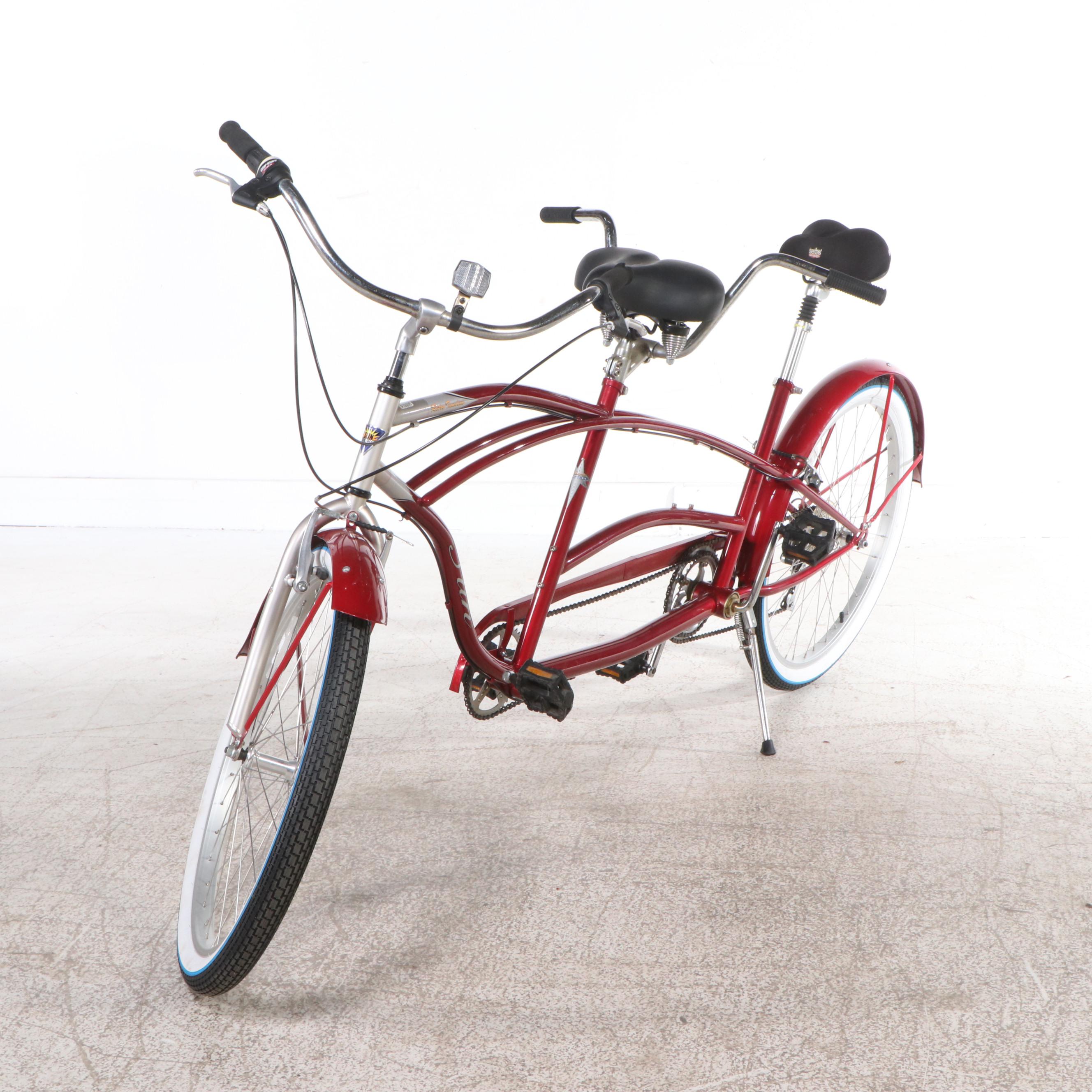 Sun Bicycles Red Retro Tandem Bicycle
