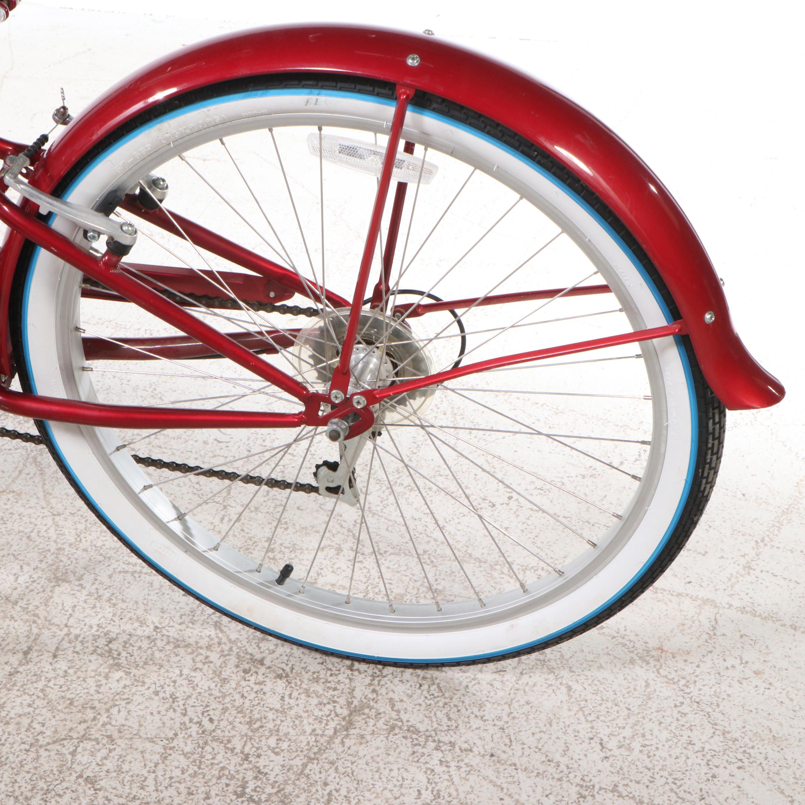 Sun Bicycles Red Retro Tandem Bicycle