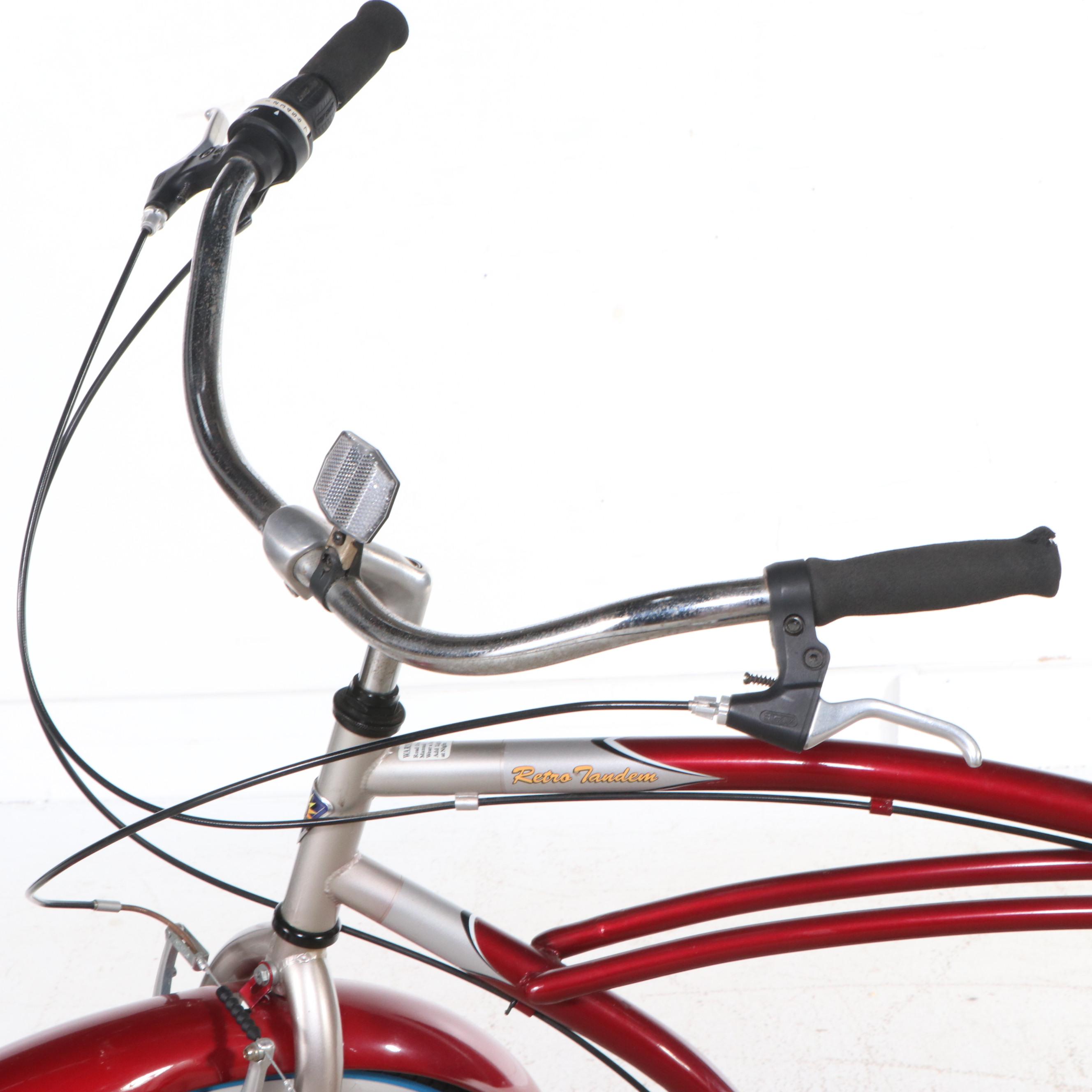 Sun Bicycles Red Retro Tandem Bicycle