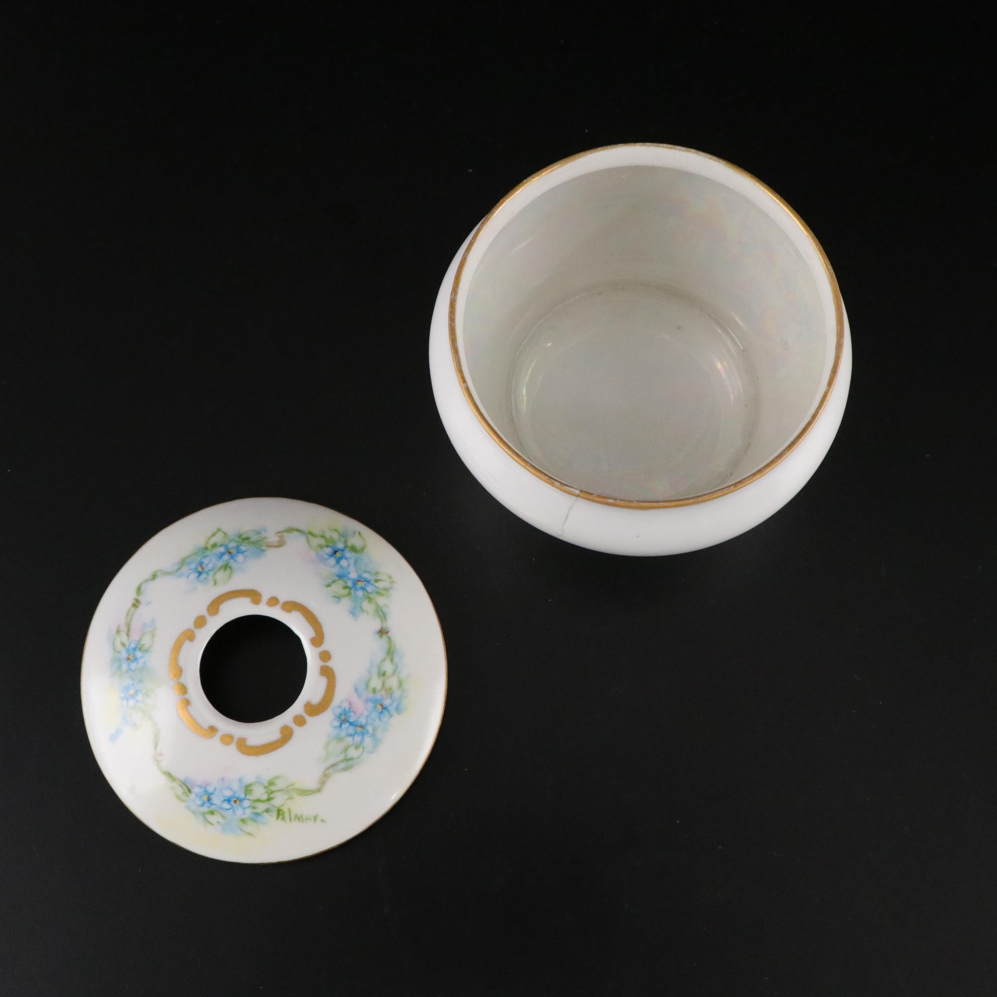 Sterling Silver Shoe Horn & Button Hook with Porcelain Dinnerware