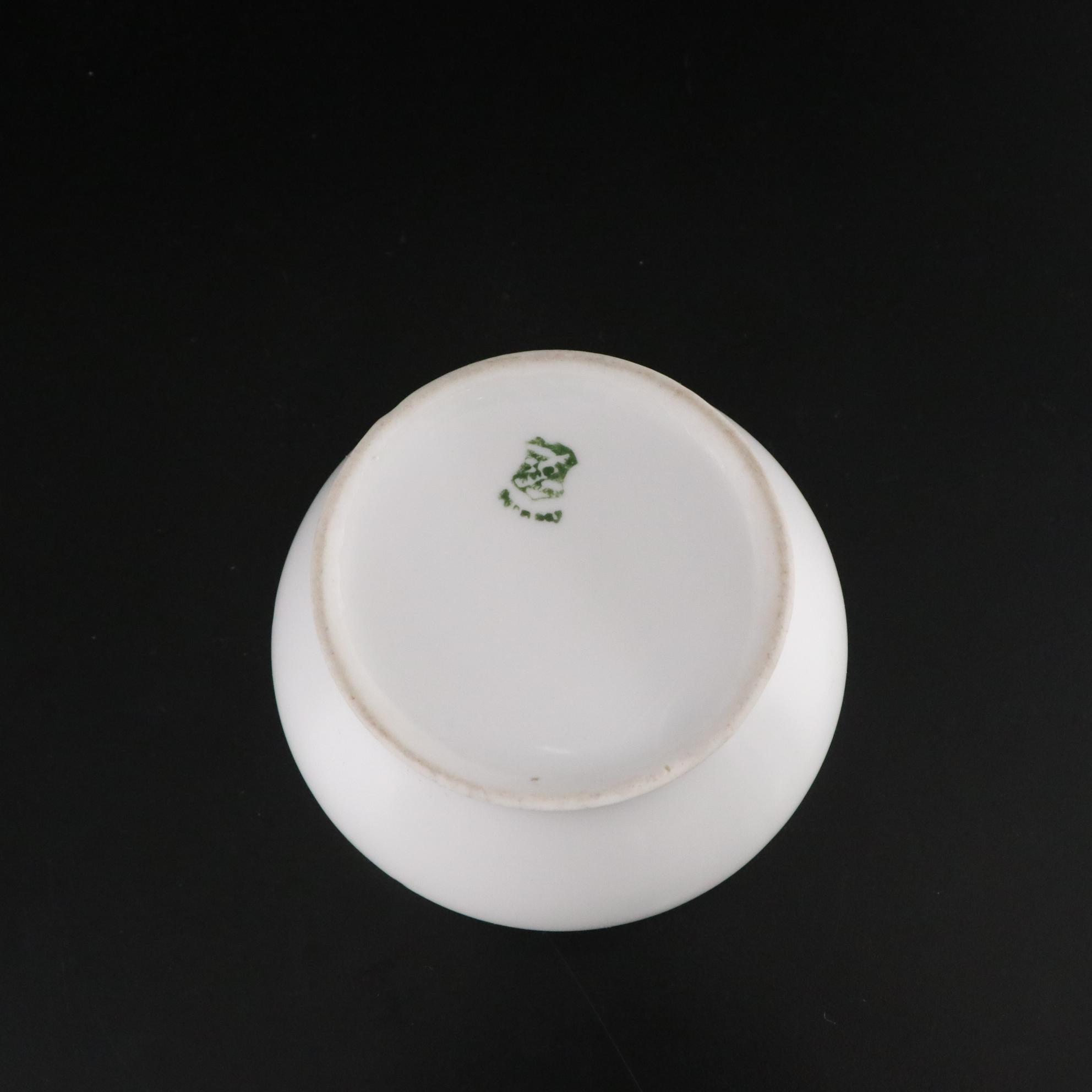 Sterling Silver Shoe Horn & Button Hook with Porcelain Dinnerware