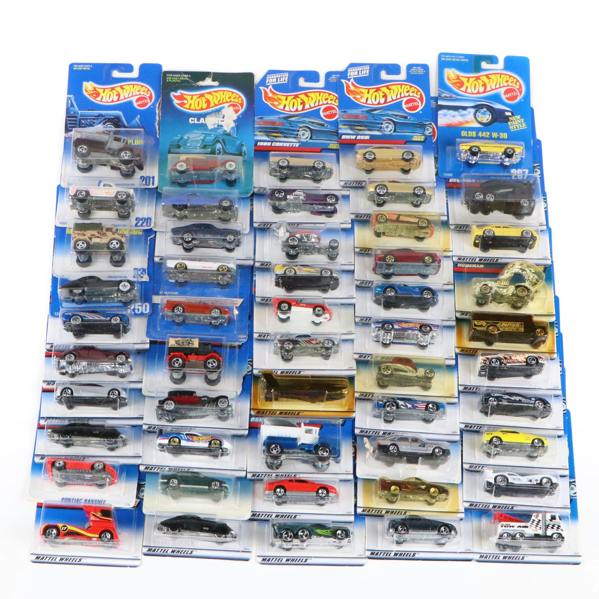 Hot Wheels "1980 Corvette," "Pontiac Banshee" and Other Toy Cars