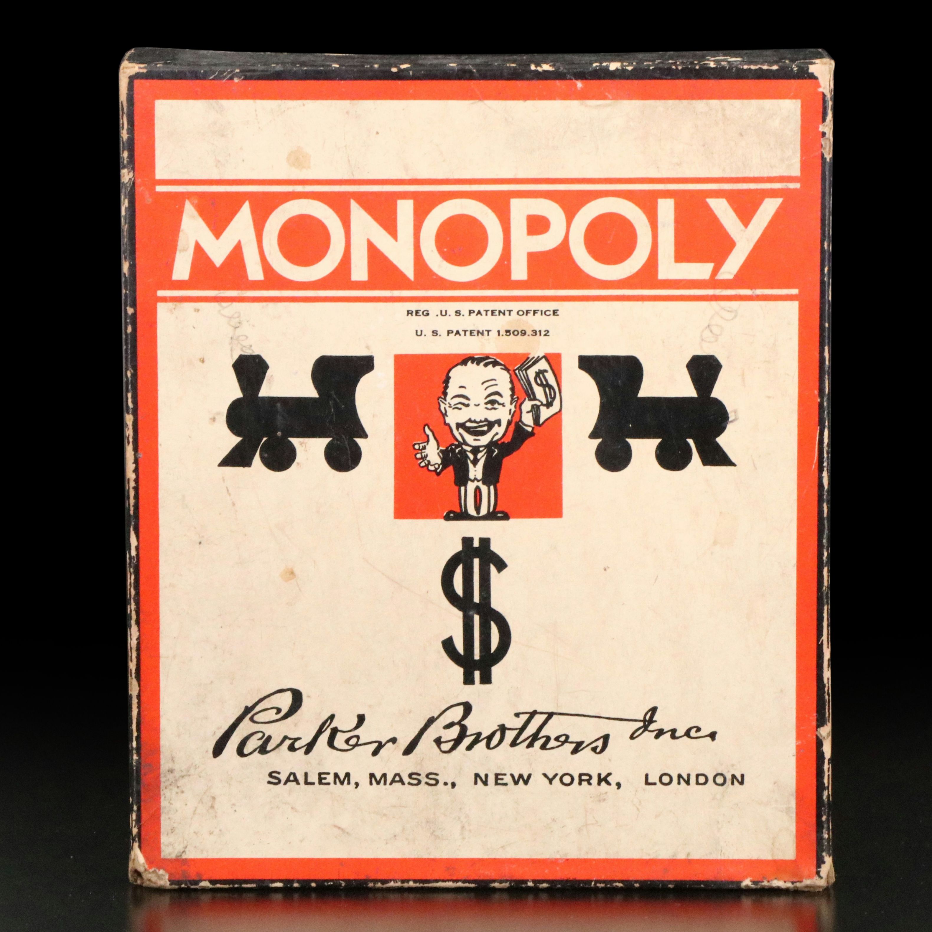 Parker Brothers "Monopoly" Board Game, Mid-20th Century