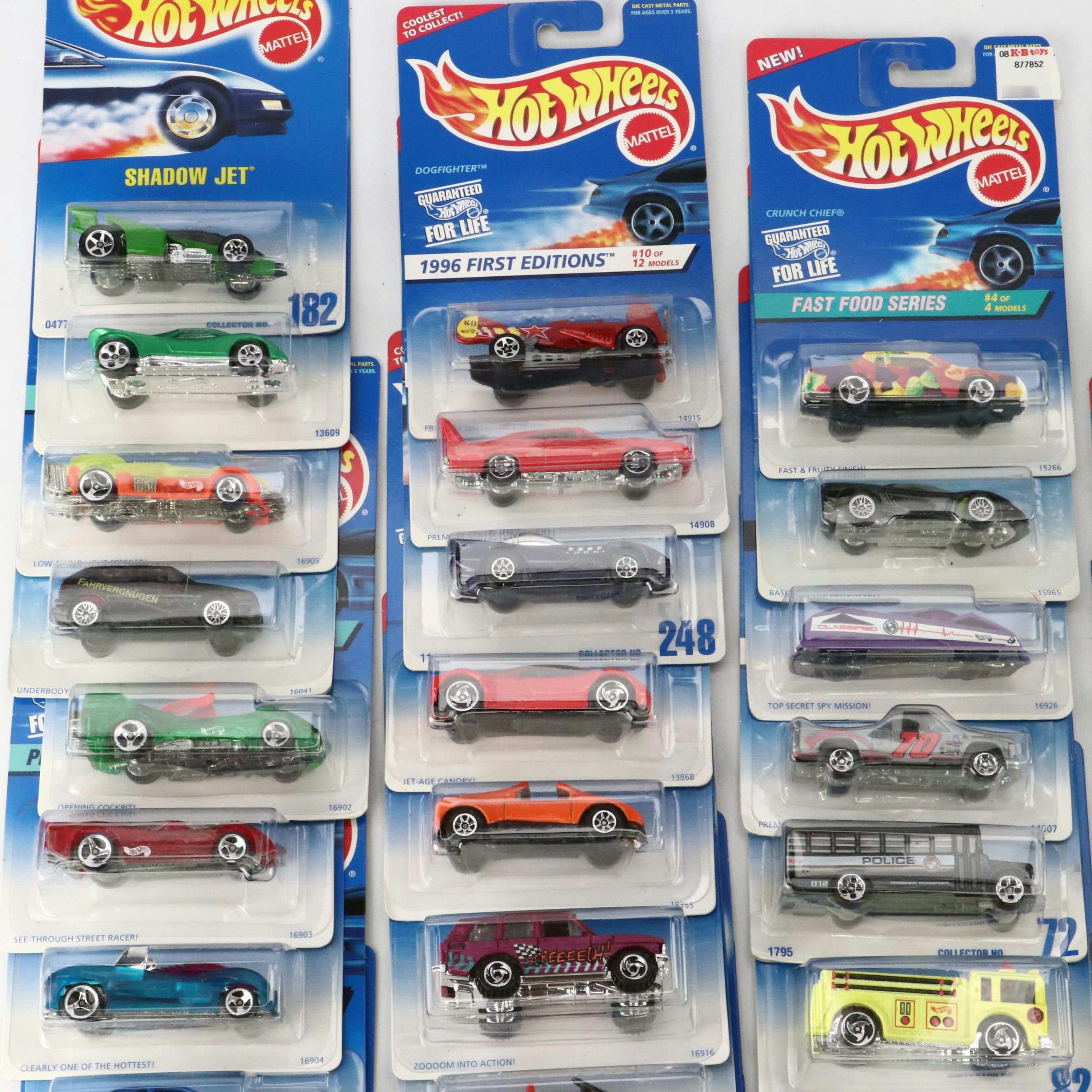 Hot Wheels "Shadow Jet," "1970 Dodge Charger Daytona" and More Toy Cars
