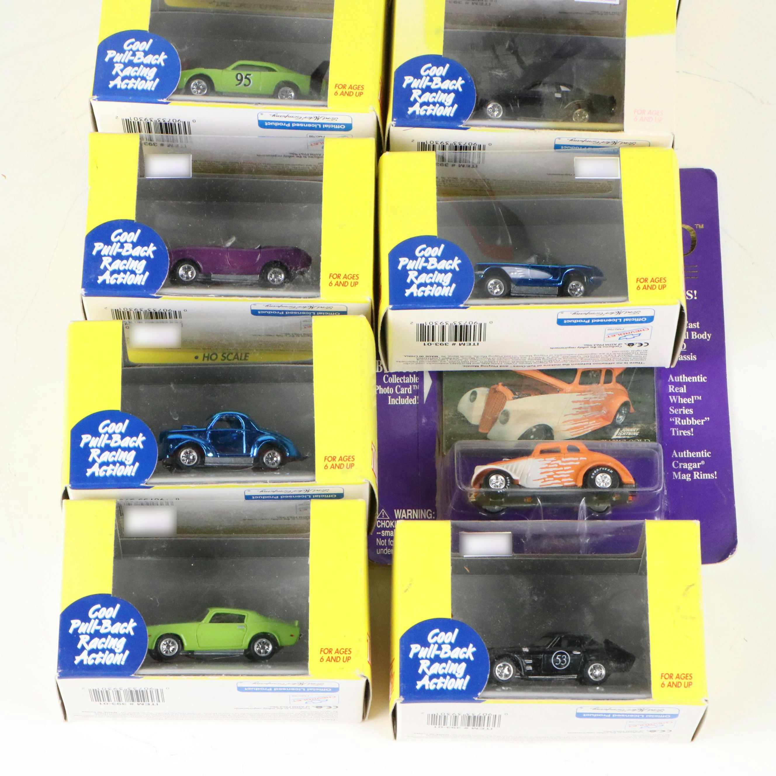 Johnny Lightning "Thunder Jet 500" and "Classic Gold Collection" Toy Cars