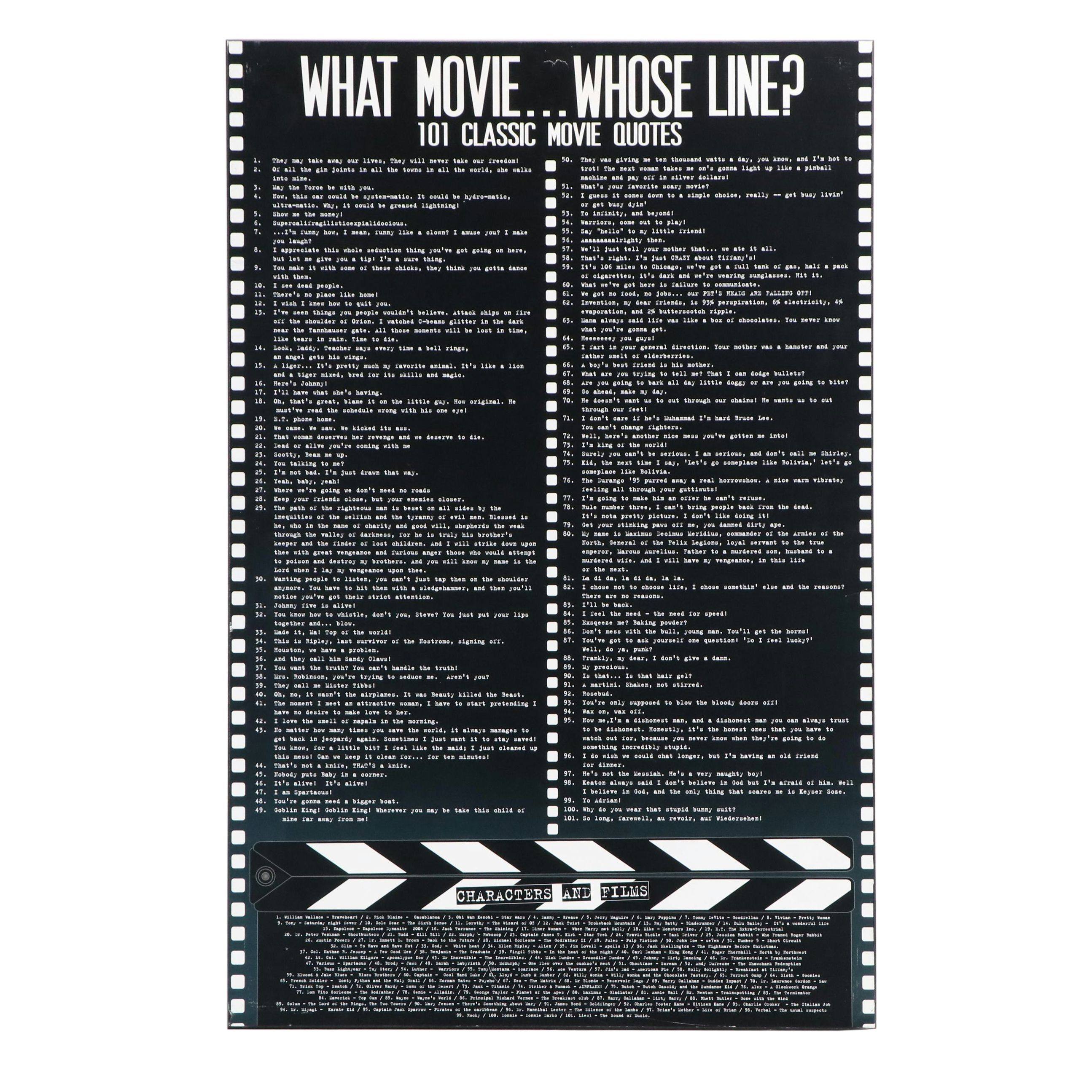 Disney "Enchanted" Poster and More Movie Memorabilia