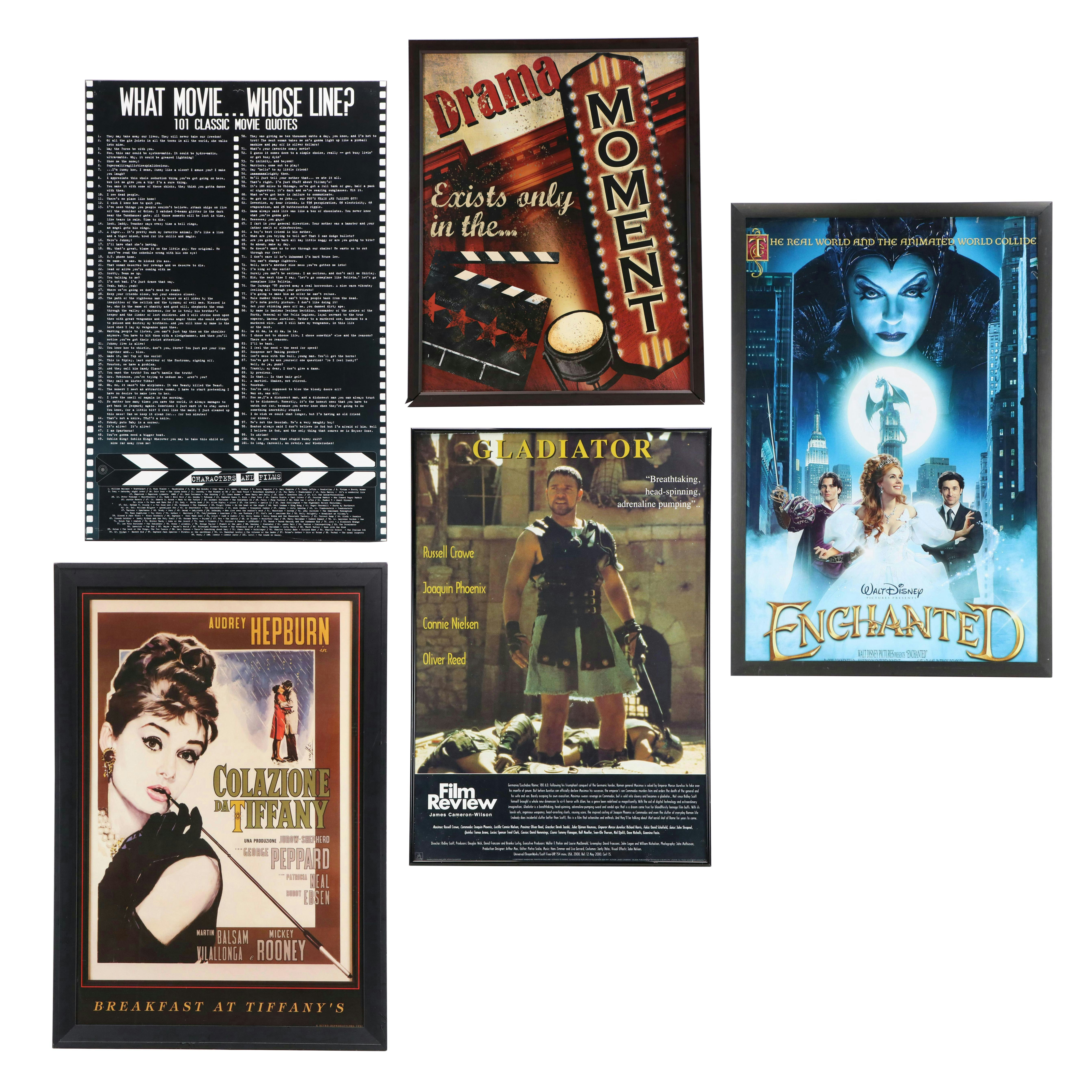 Disney "Enchanted" Poster and More Movie Memorabilia