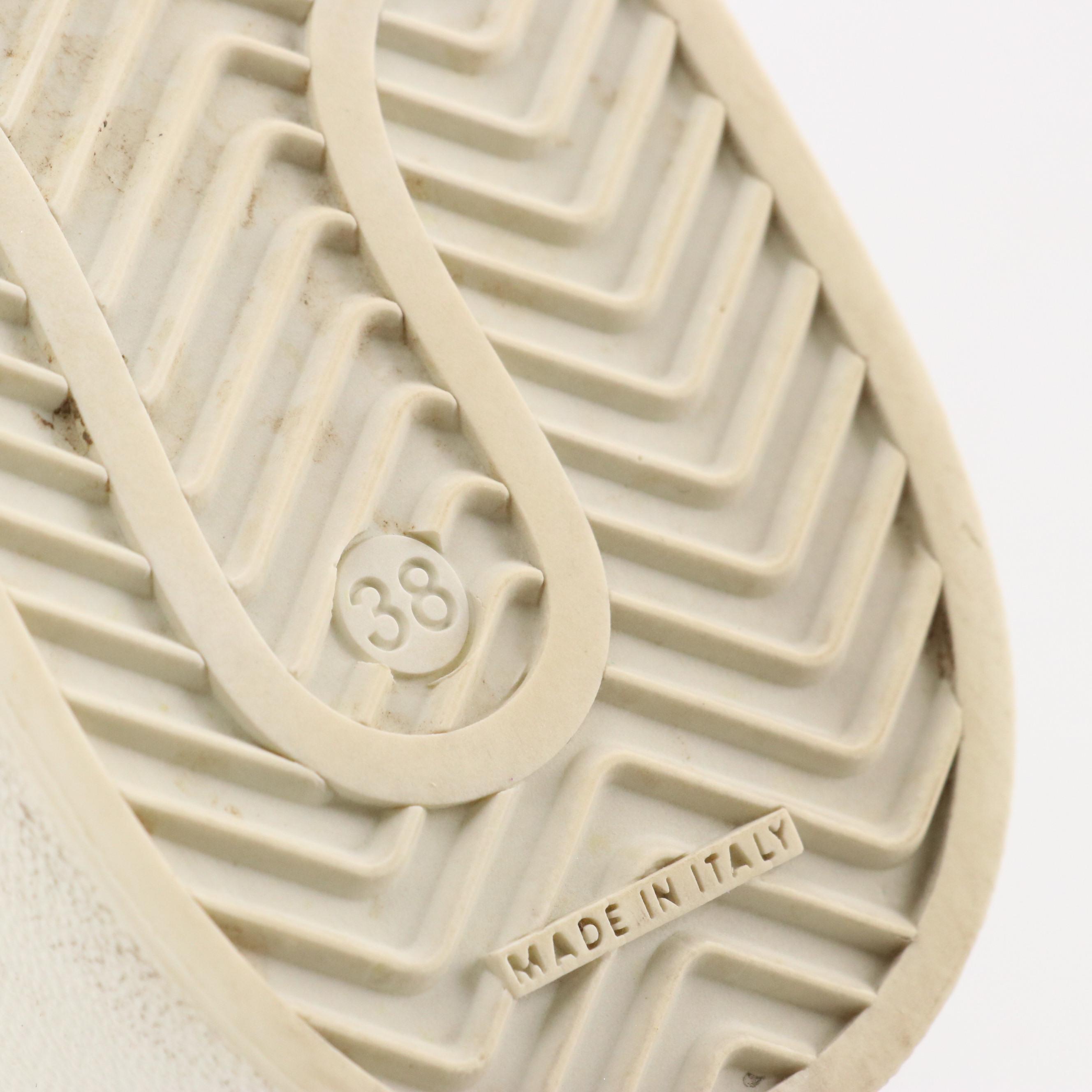 Moschino Couture! Raised Logo High Top Leather Sneakers with Box