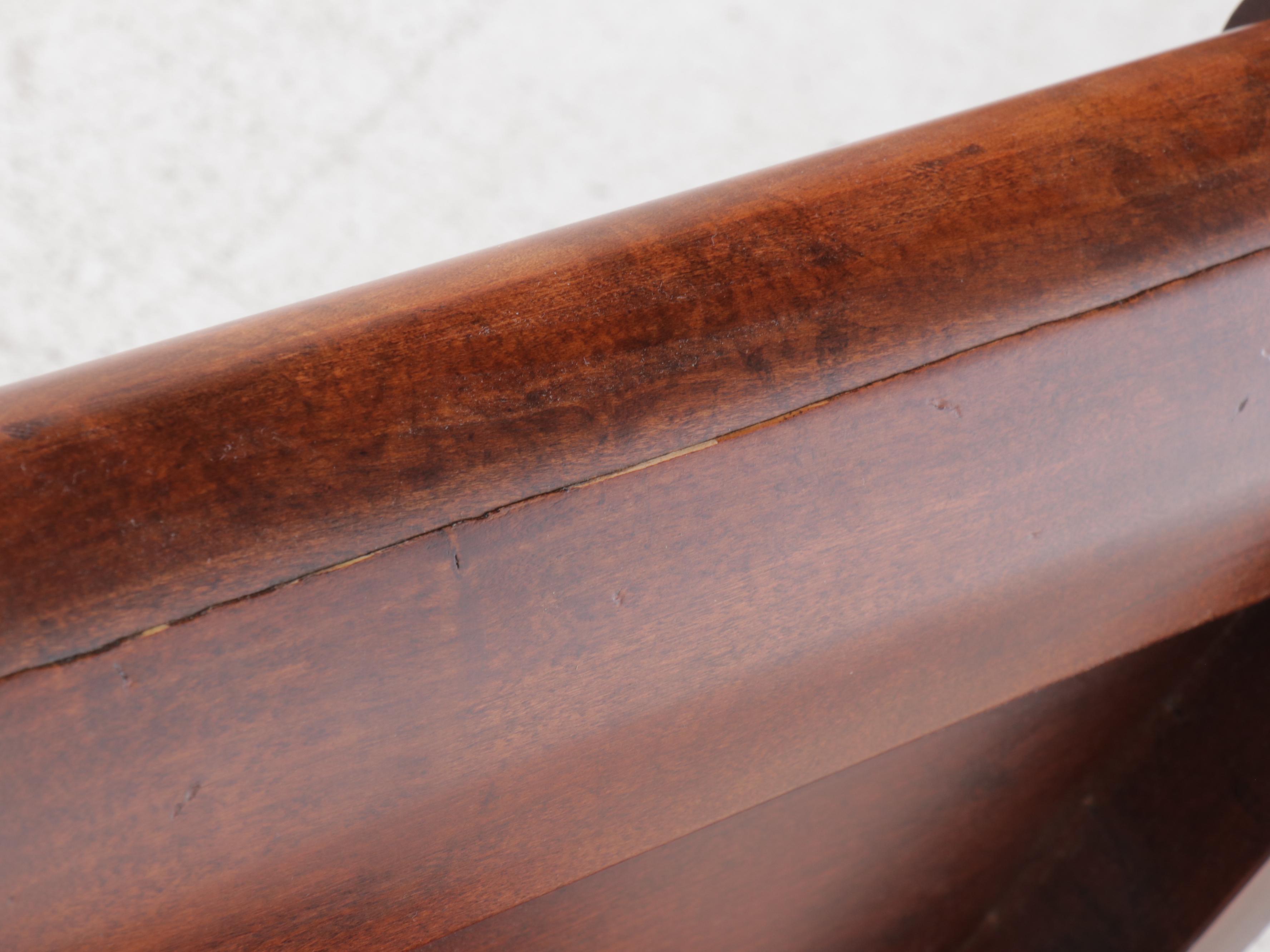 Queen Size Mahogany Sleigh Bed Frame