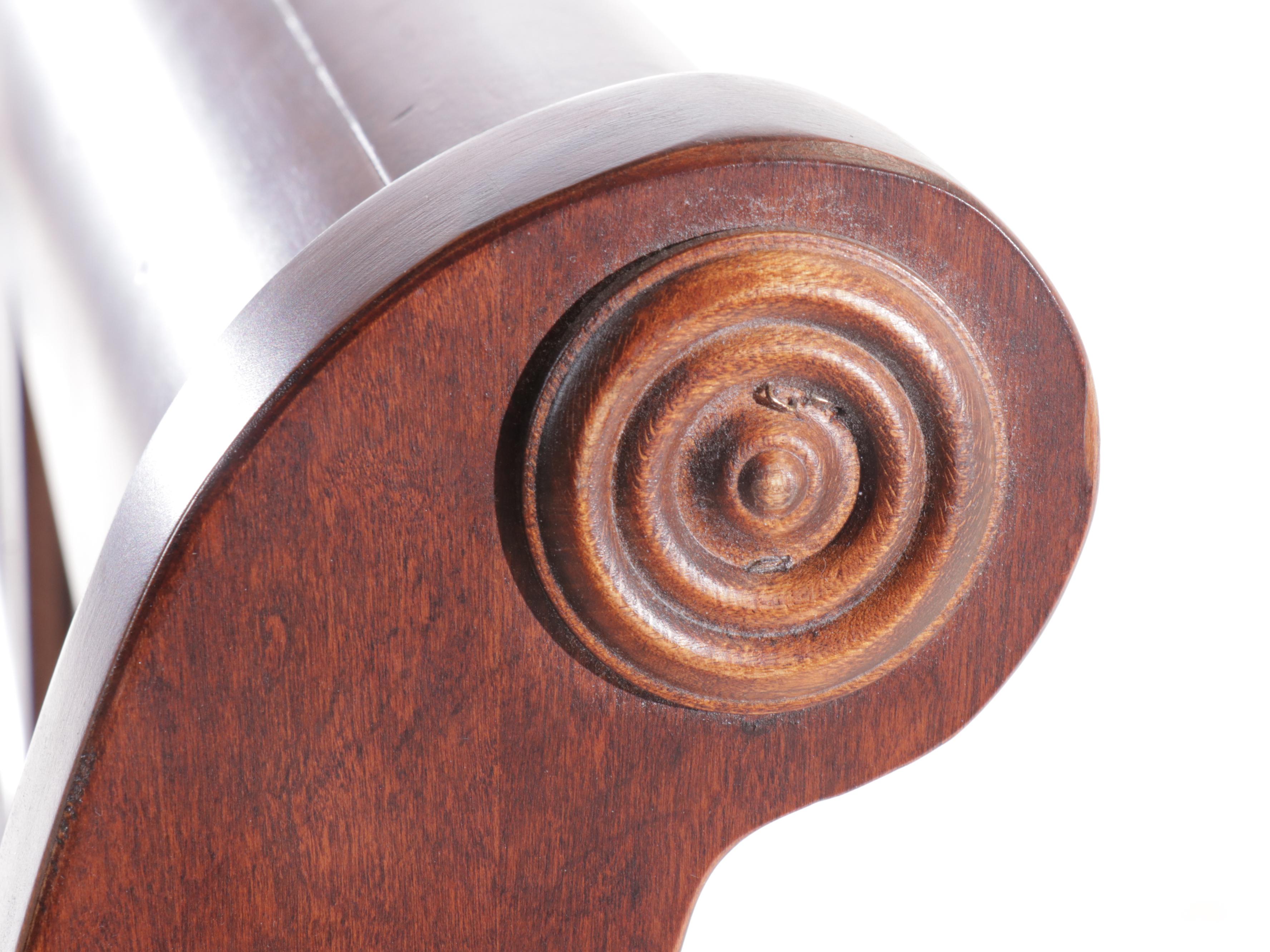 Queen Size Mahogany Sleigh Bed Frame