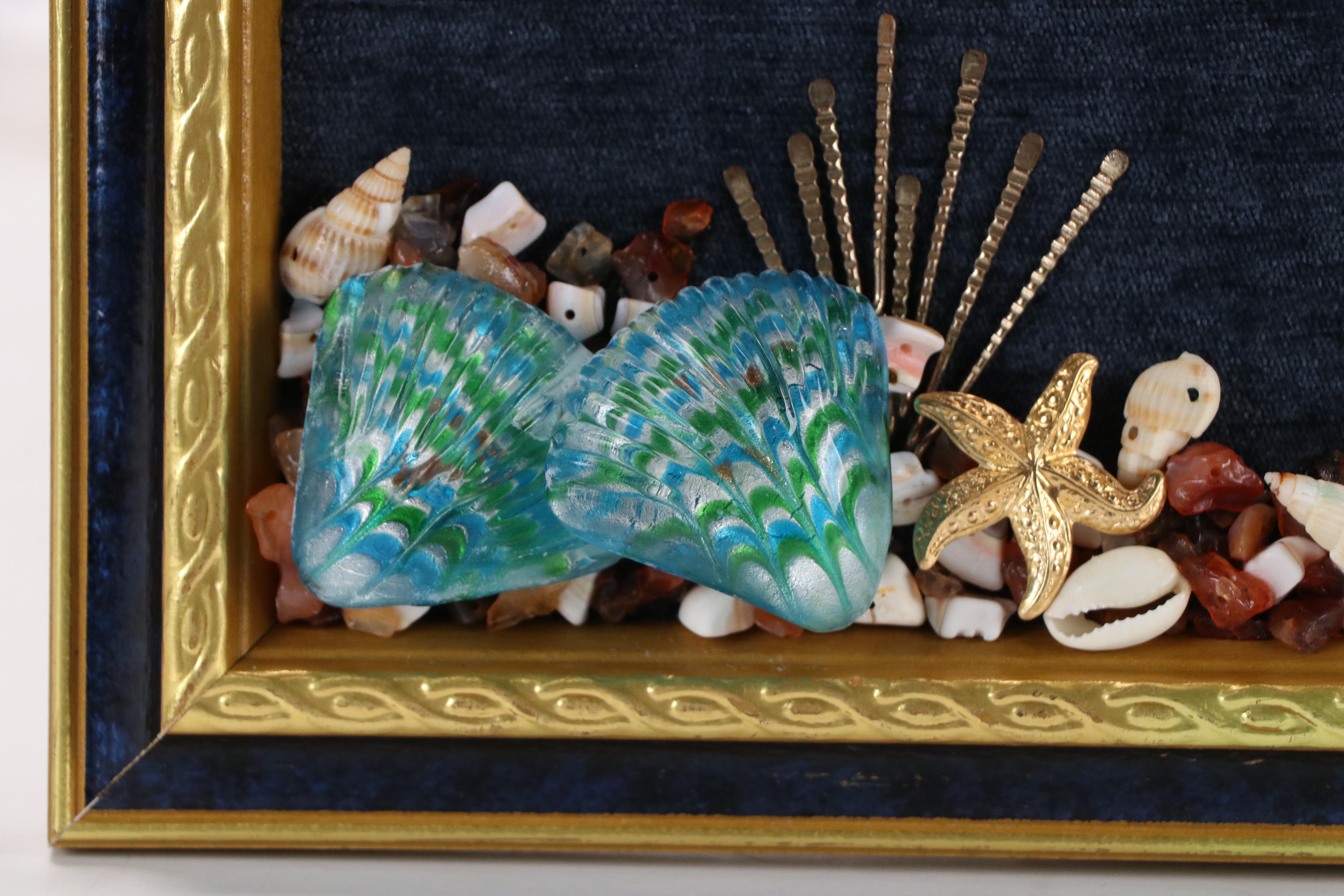 Karen Pagán Aquatic Jewelry Art Collage, 2025