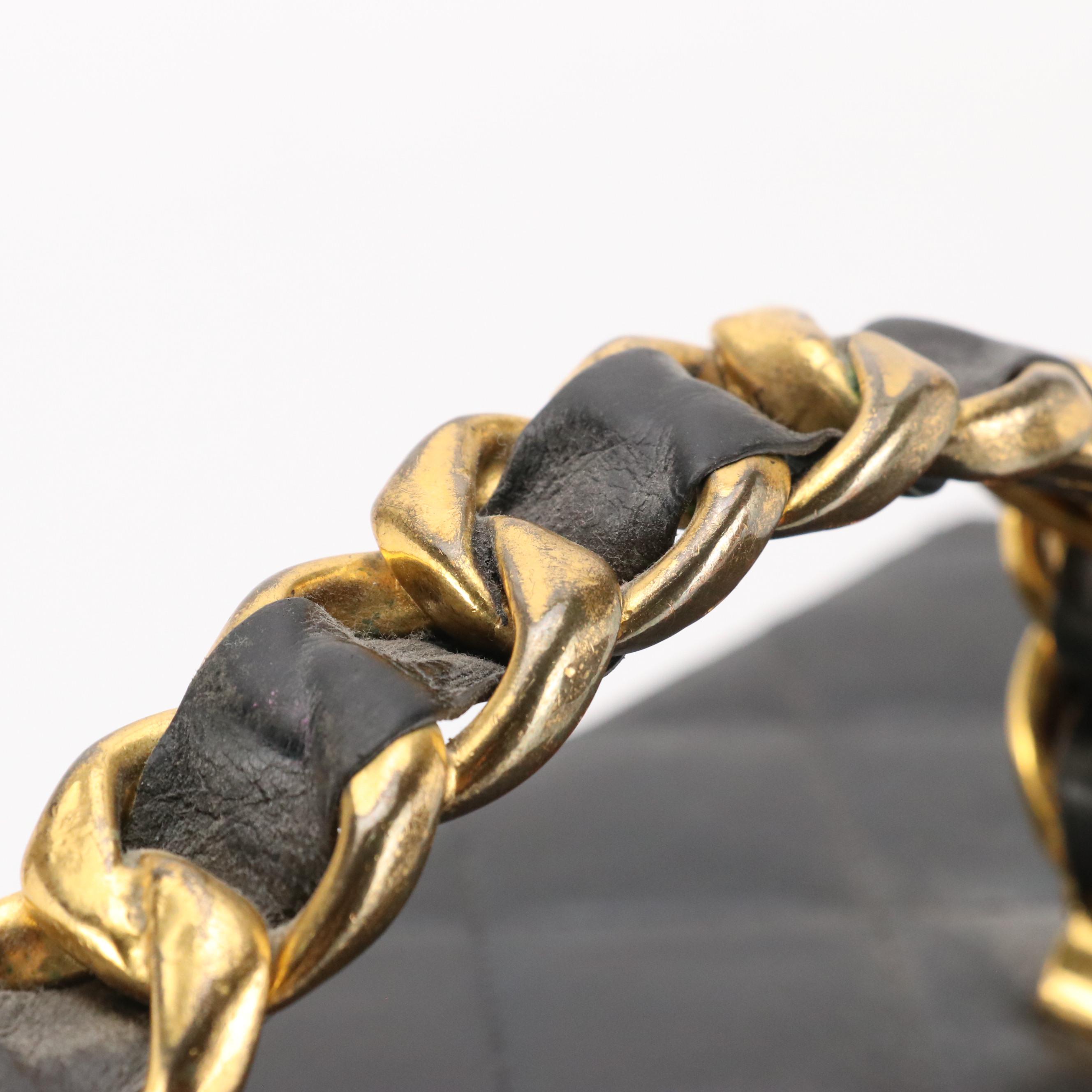 Chanel Top Handle Large Vanity Case in Quilted Lambskin Leather