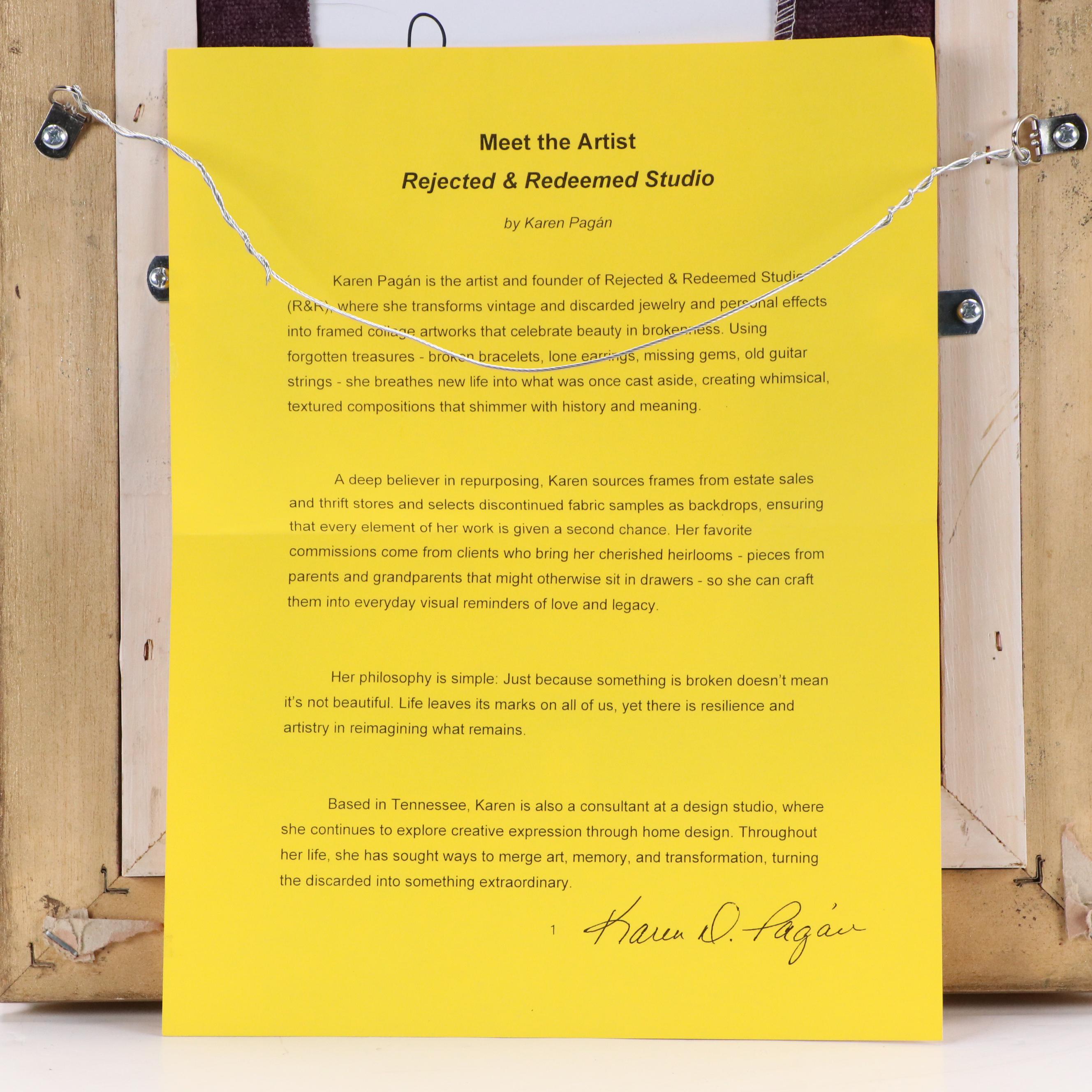 Karen Pagán Jewelry Art Floral Arrangement, 2024